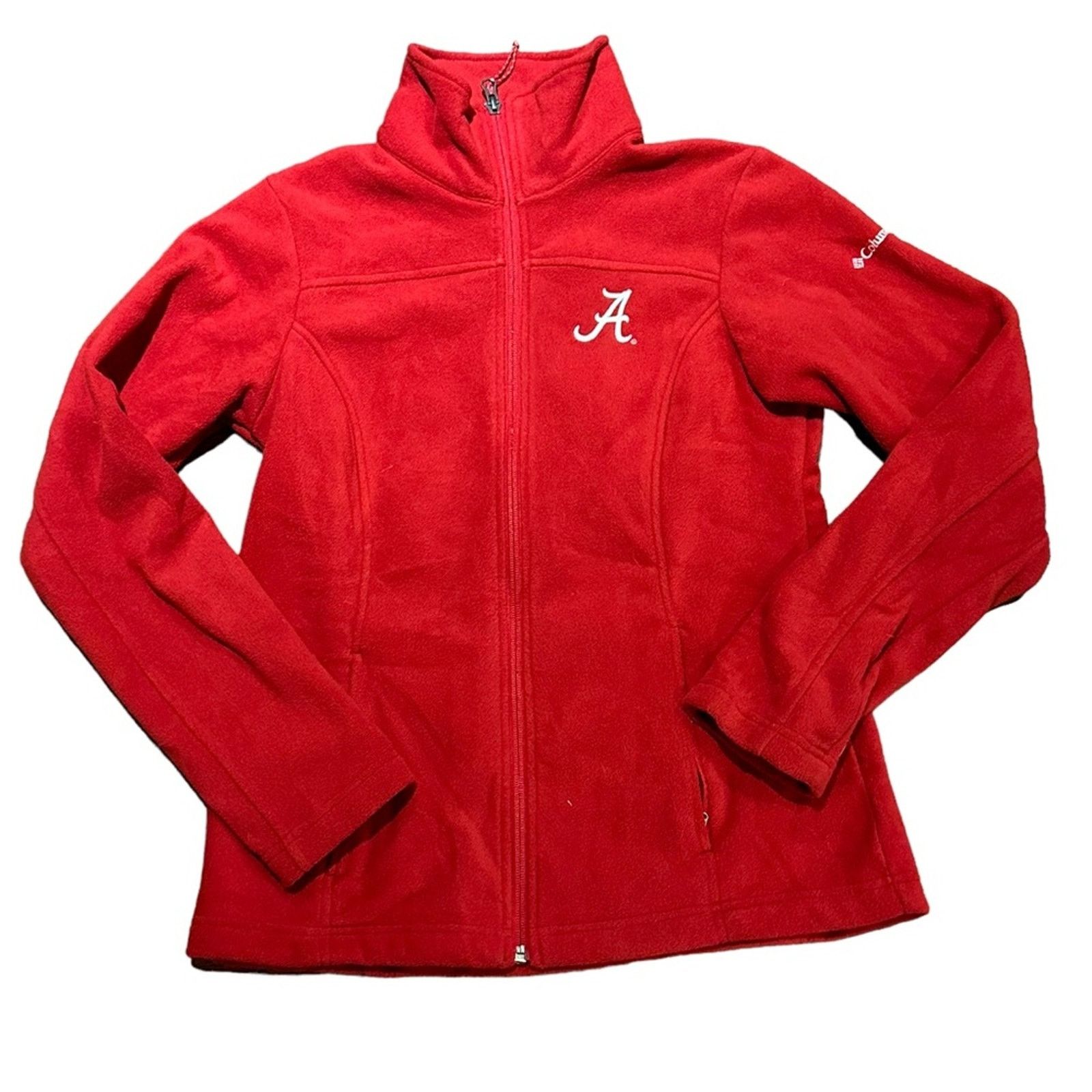 Columbia Columbia Women's Small Red Alabama Full Zip Fleece Jacket Size S / US 4 / IT 40 - 1 Thumbnail