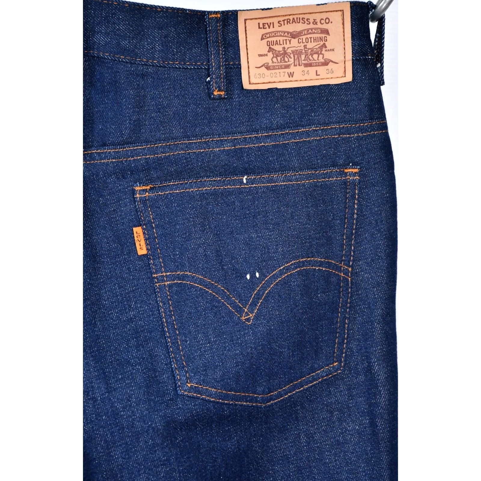 Levi's VINTAGE Levi's Slim Jeans 630-0217 Women's W34 L36 Blue Slim Straight 100% Cotton 34x36 Jeans Women Size 24" / US 00 / IT 34 - 7 Thumbnail