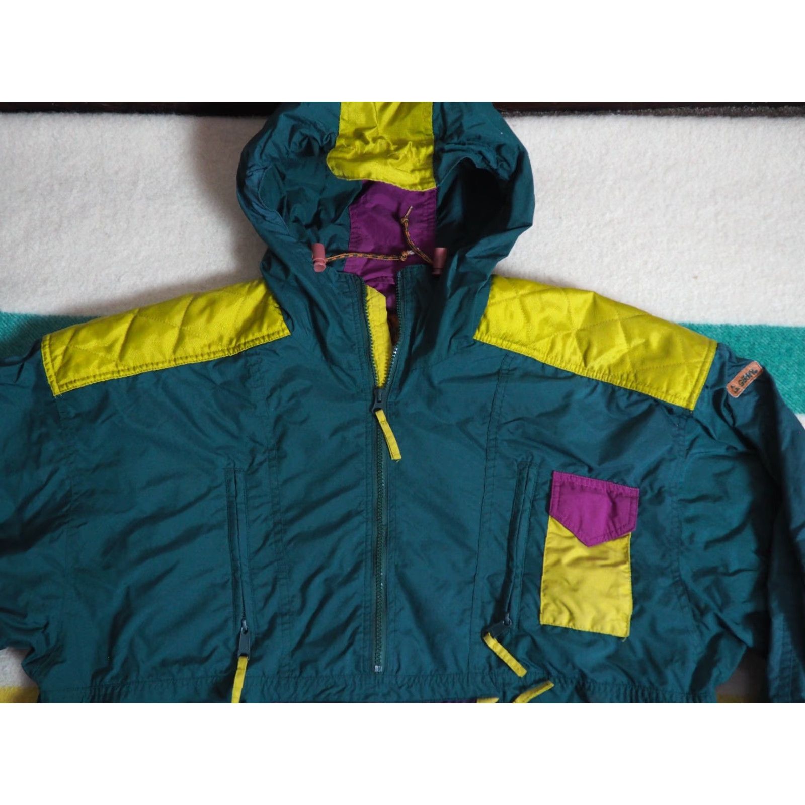Vintage VINTAGE Gerry Anorak Windbreaker Outdoor Shell Jacket Mens L Green 80s Nylon Outdoor Mens L Green 1980s Size US L / EU 52-54 / 3 - 4 Thumbnail