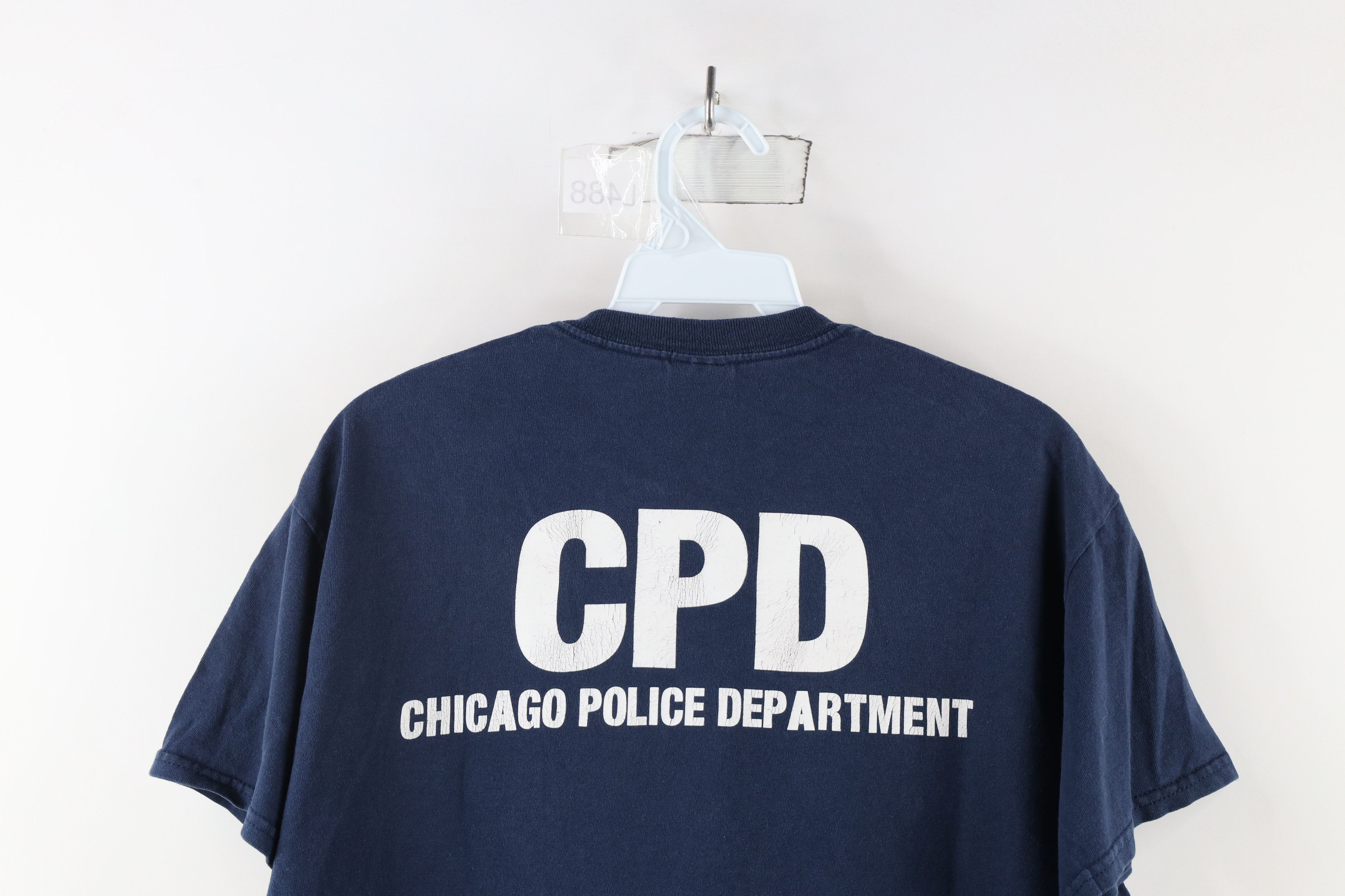 Vintage Vintage Streetwear Chicago Police Department T-Shirt Blue Size US M / EU 48-50 / 2 - 8 Thumbnail