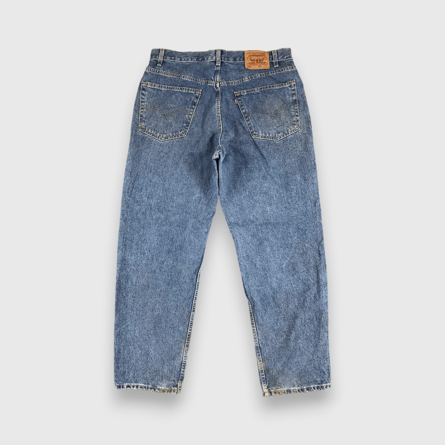 Levi's Vintage Blue Wash Levis 550 Jeans -J839 Size US 38 / EU 54 - 2 Thumbnail
