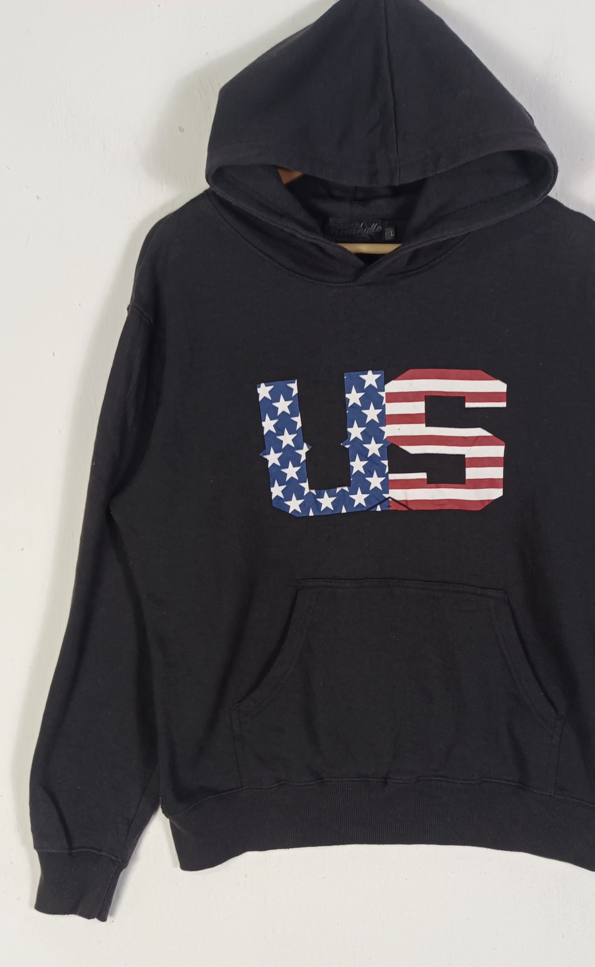 Japanese Brand Roushatte United State Flag Hoodie Size US M / EU 48-50 / 2 - 2 Thumbnail