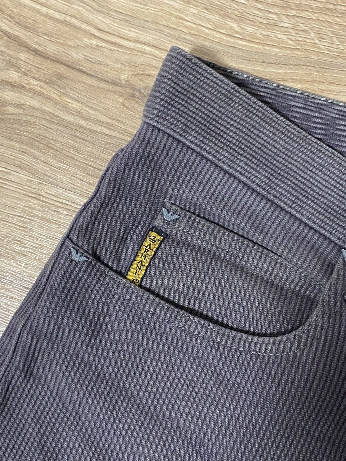 Armani Armani Jeans Corduroy Grey Pants Size: 34 Size US 34 / EU 50 - 8 Thumbnail