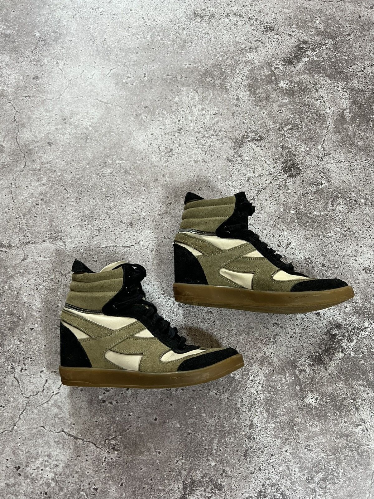 Isabel Marant Unbranded Isabel Marant Style Wedge Sneakers Suede Leather Size US 9 / IT 39 - 1 Thumbnail