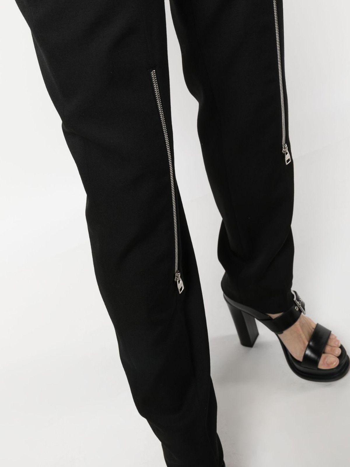 Alexander McQueen o1y0325 Pant in Black Size 27" / US 4 / IT 40 - 5 Thumbnail