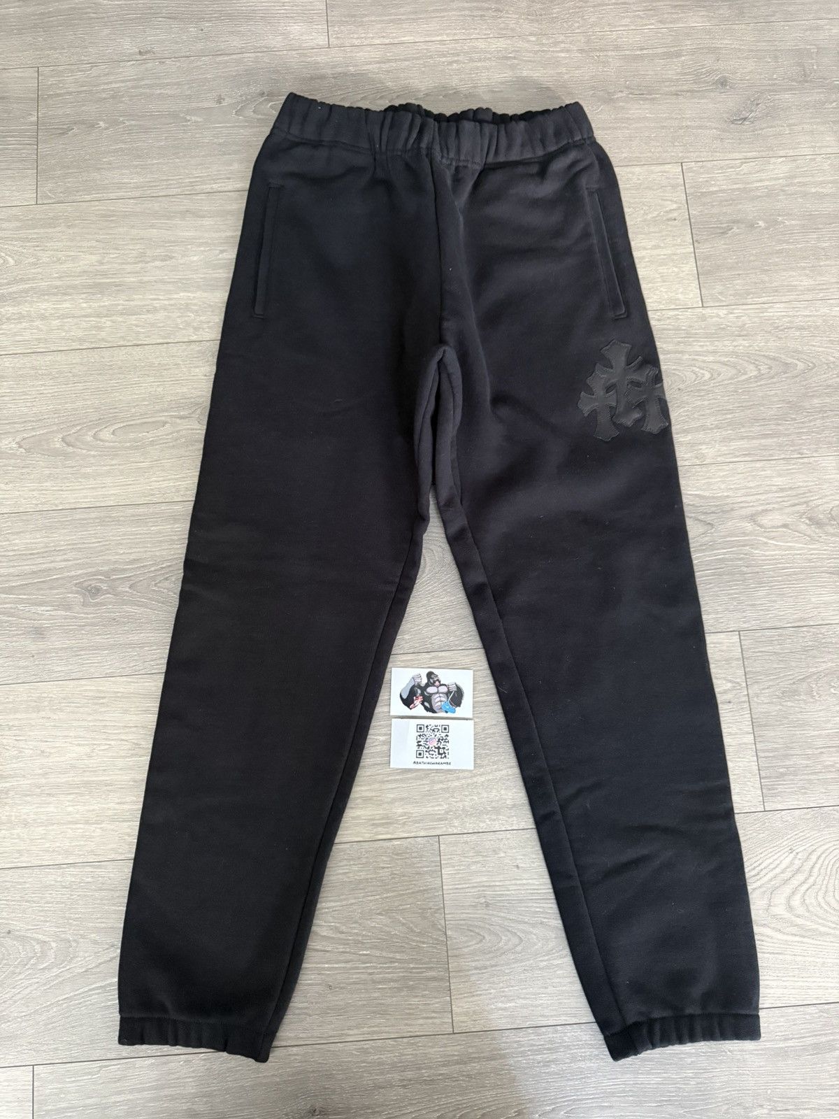 Chrome Hearts Chrome Hearts Paper Jam Cross Patch SweatPants Size US 32 / EU 48 - 2 Thumbnail