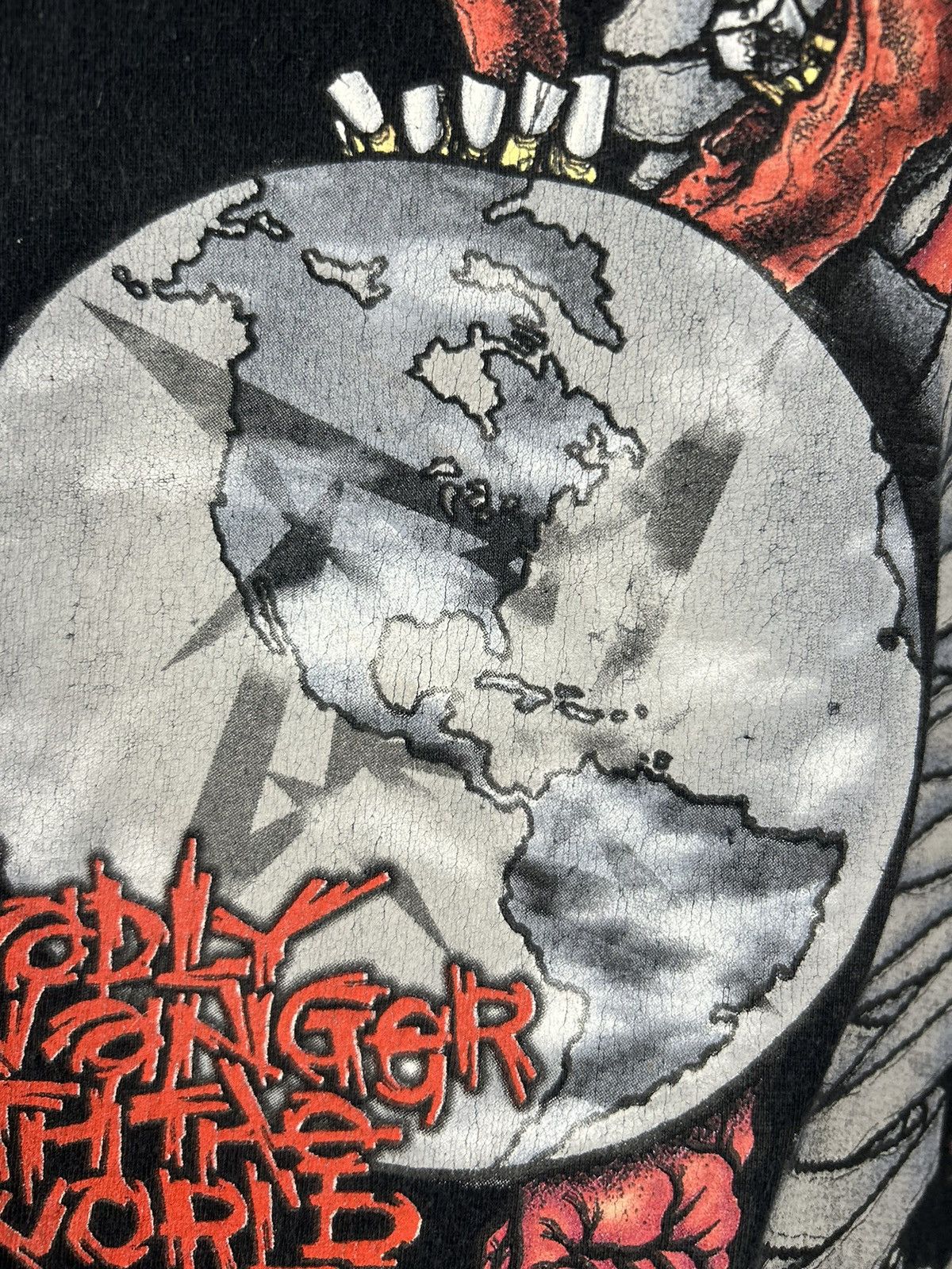 Band Tees Vtg 2004 Metallica Madly In Anger Concert Tour Black T-Shirt Size US M / EU 48-50 / 2 - 12 Thumbnail