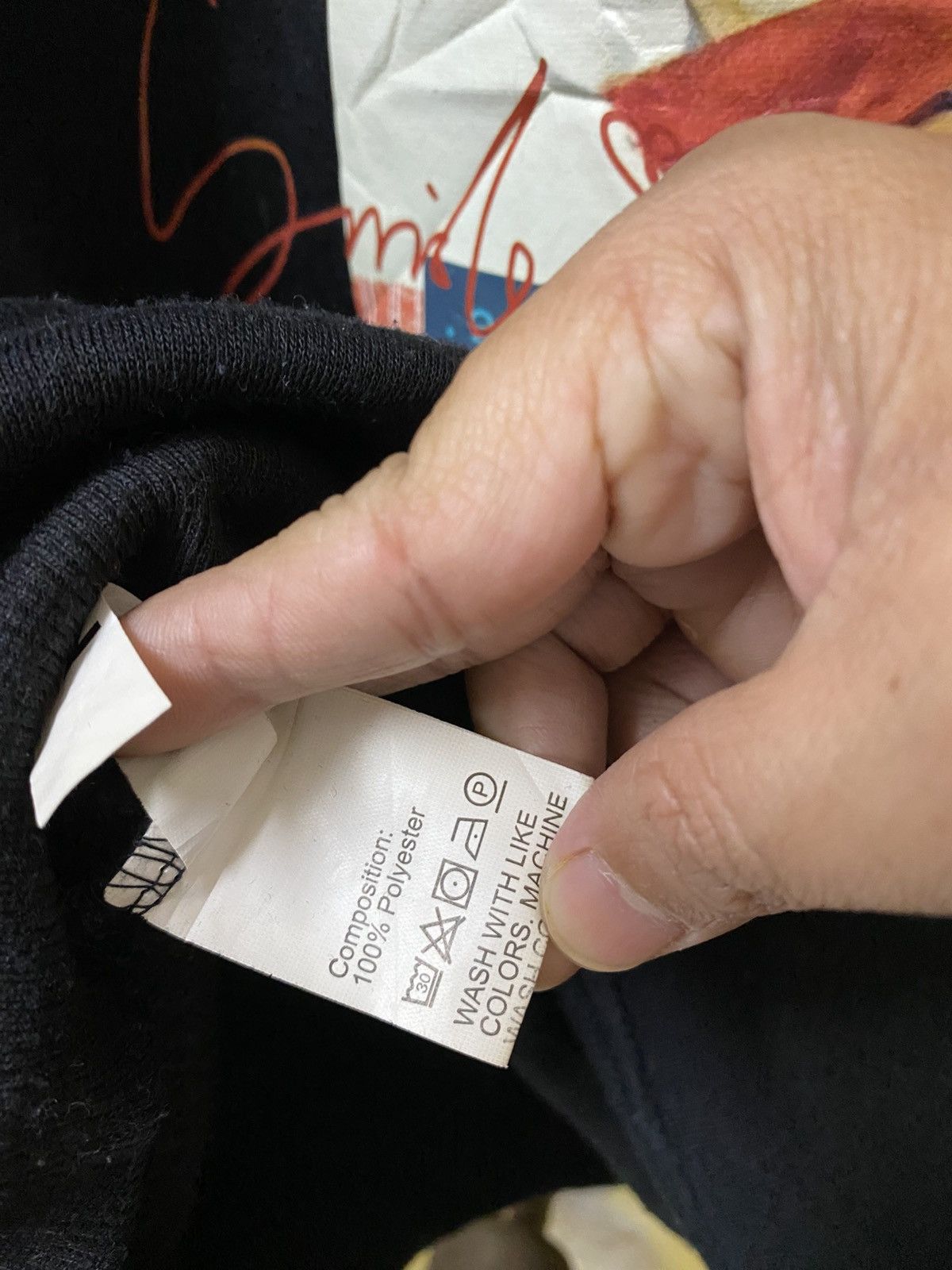 Shein Shein Peace Of Mind Hodie Black Colour Size US M / EU 48-50 / 2 - 8 Thumbnail