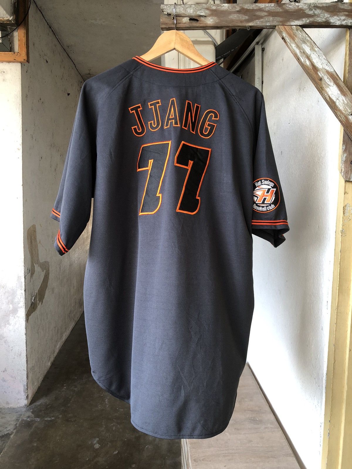 MLB Hot Swings Baseball Clup "JJANG" MLB Jersey HipHop Size US XXL / EU 58 / 5 - 1 Thumbnail