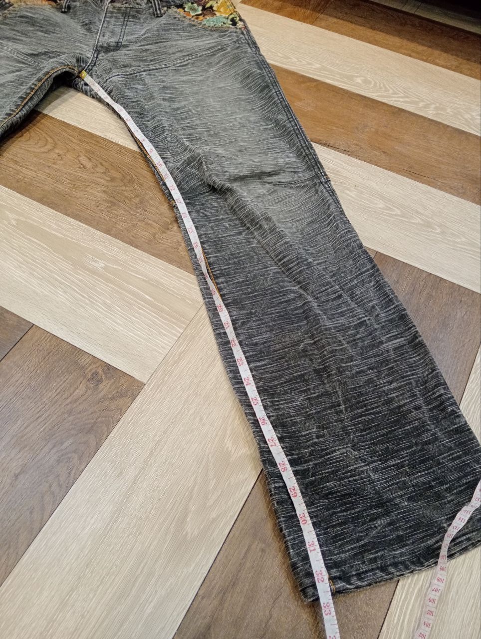 Japanese Brand JAPANESE BLUE TRICK DOUBLE WAIST SUKAJAN JEANS - SIZE 3 Size US 34 / EU 50 - 17 Thumbnail