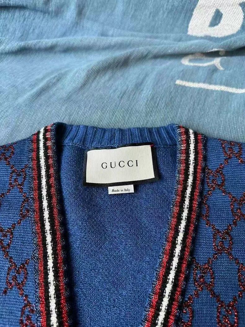 Gucci Gucci Full-printed cardigan sweater 2502-Nextarrow Size L / US 10 / IT 46 - 3 Thumbnail