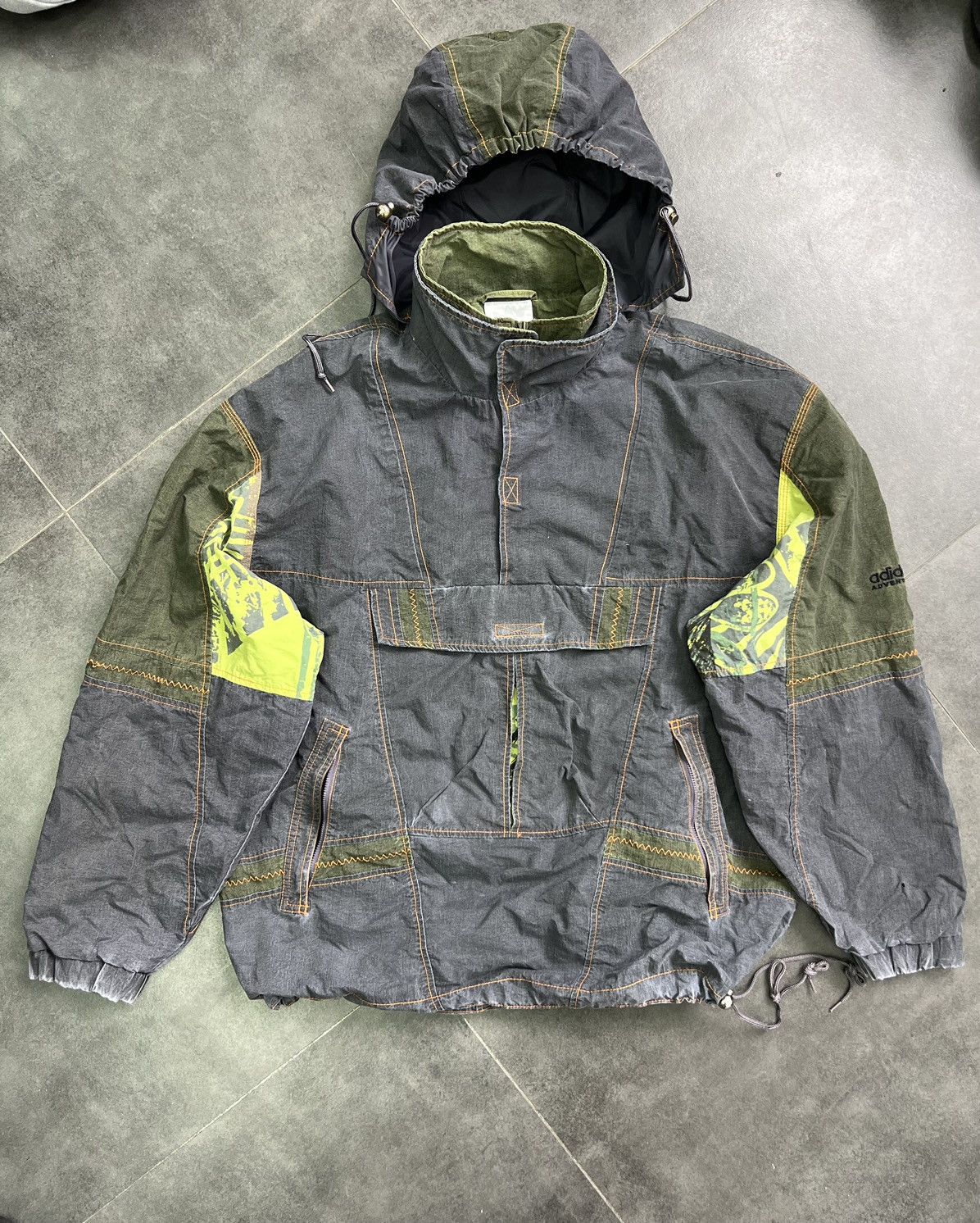Adidas × Vintage Vintage Adidas Adventure Anorak Windbreaker Jacket Size US L / EU 52-54 / 3 - 5 Thumbnail