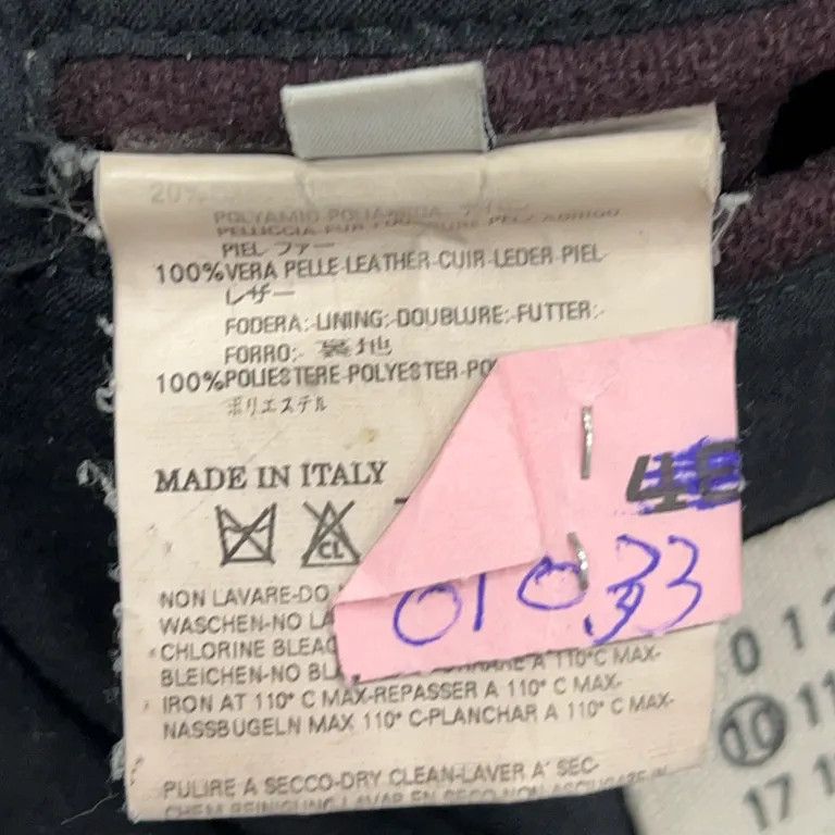 Maison Margiela F/W06 Maroon Sherpa Collar Coat Size US L / EU 52-54 / 3 - 3 Thumbnail