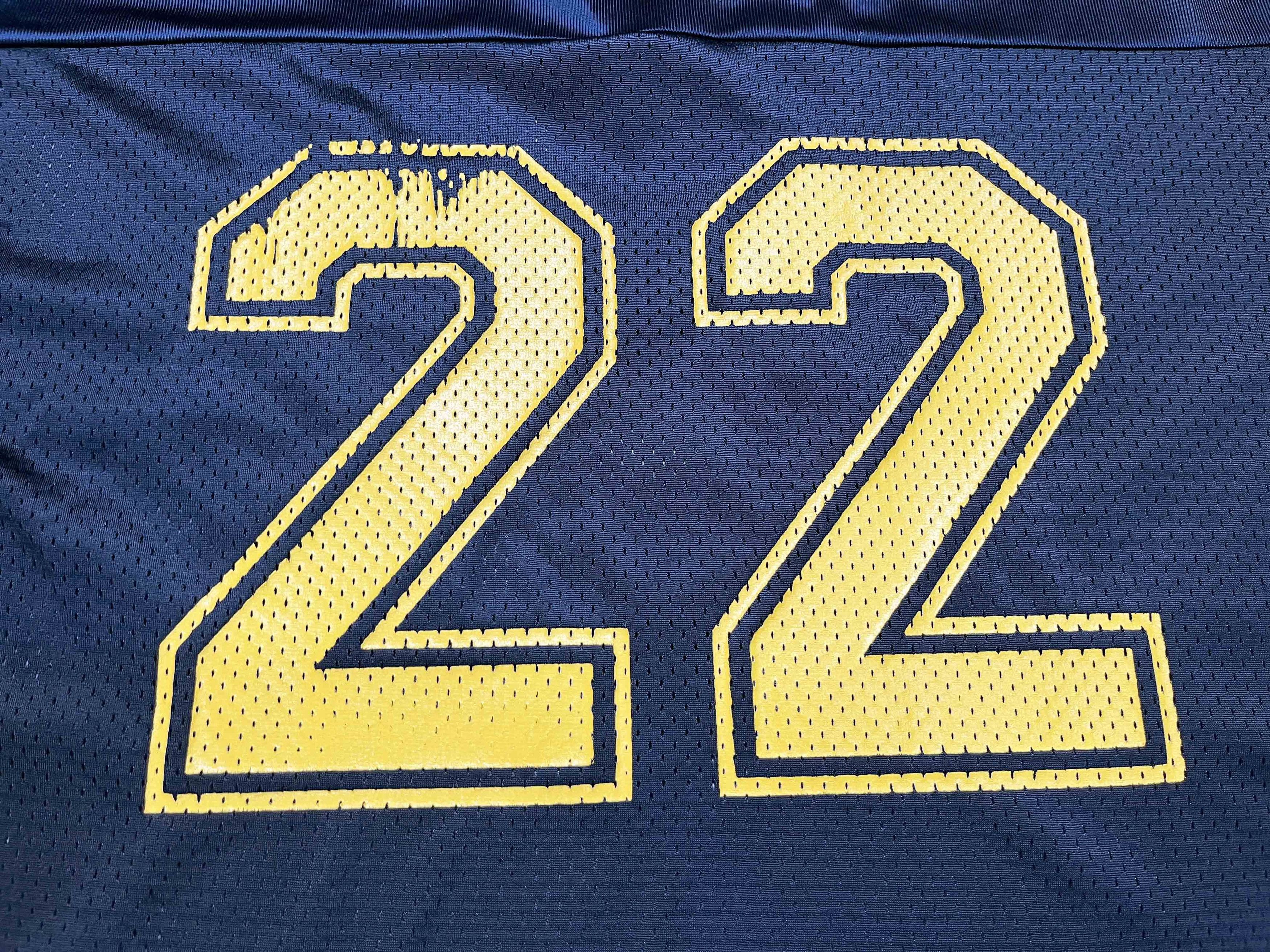 Champion Vintage Champion NCAA West Virginia Mountaineers #22 Jersey Size US M / EU 48-50 / 2 - 6 Thumbnail