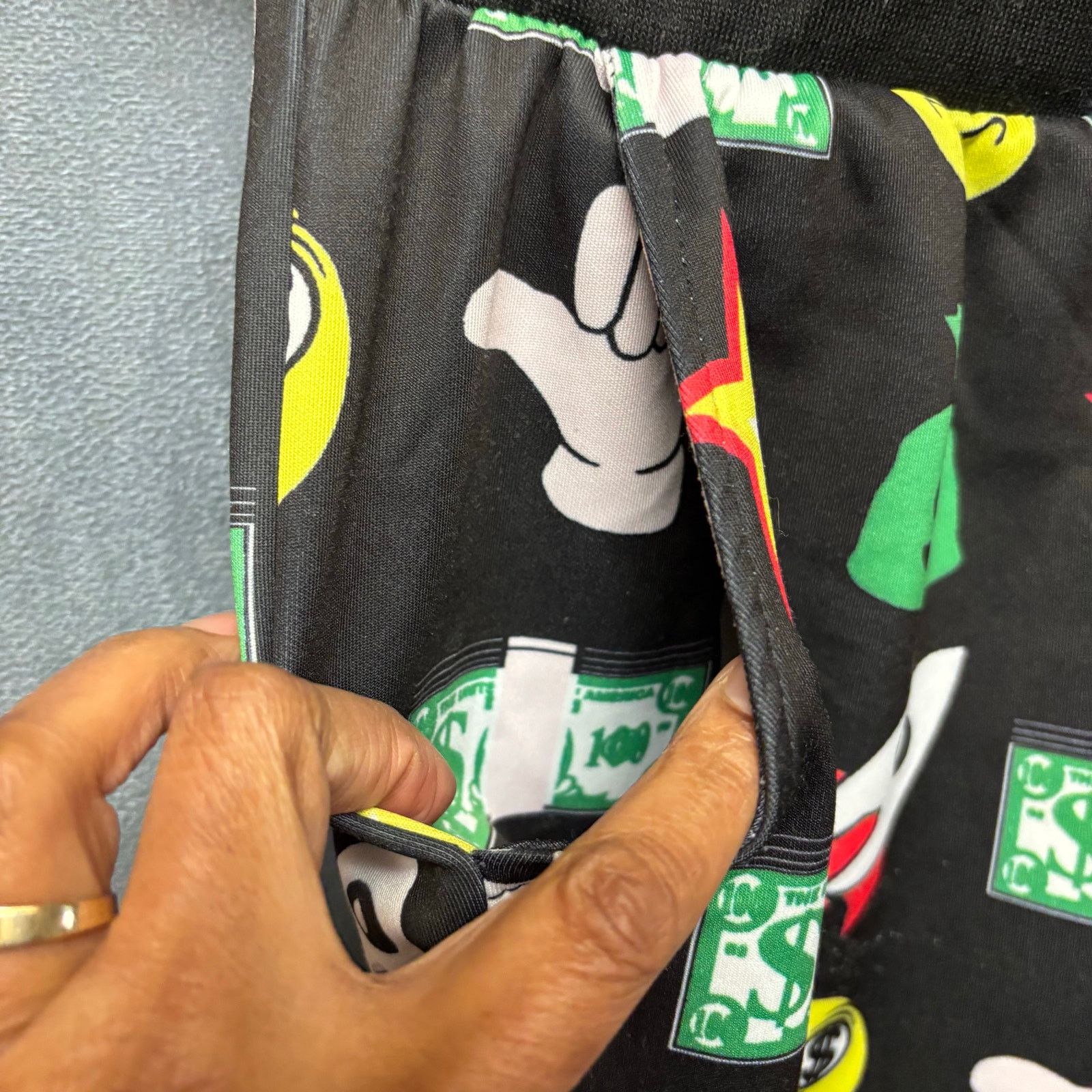 Other American Bazi Emoji Jogger Shorts Money Rocket Streetwear Size 28" / US 6 / IT 42 - 8 Thumbnail
