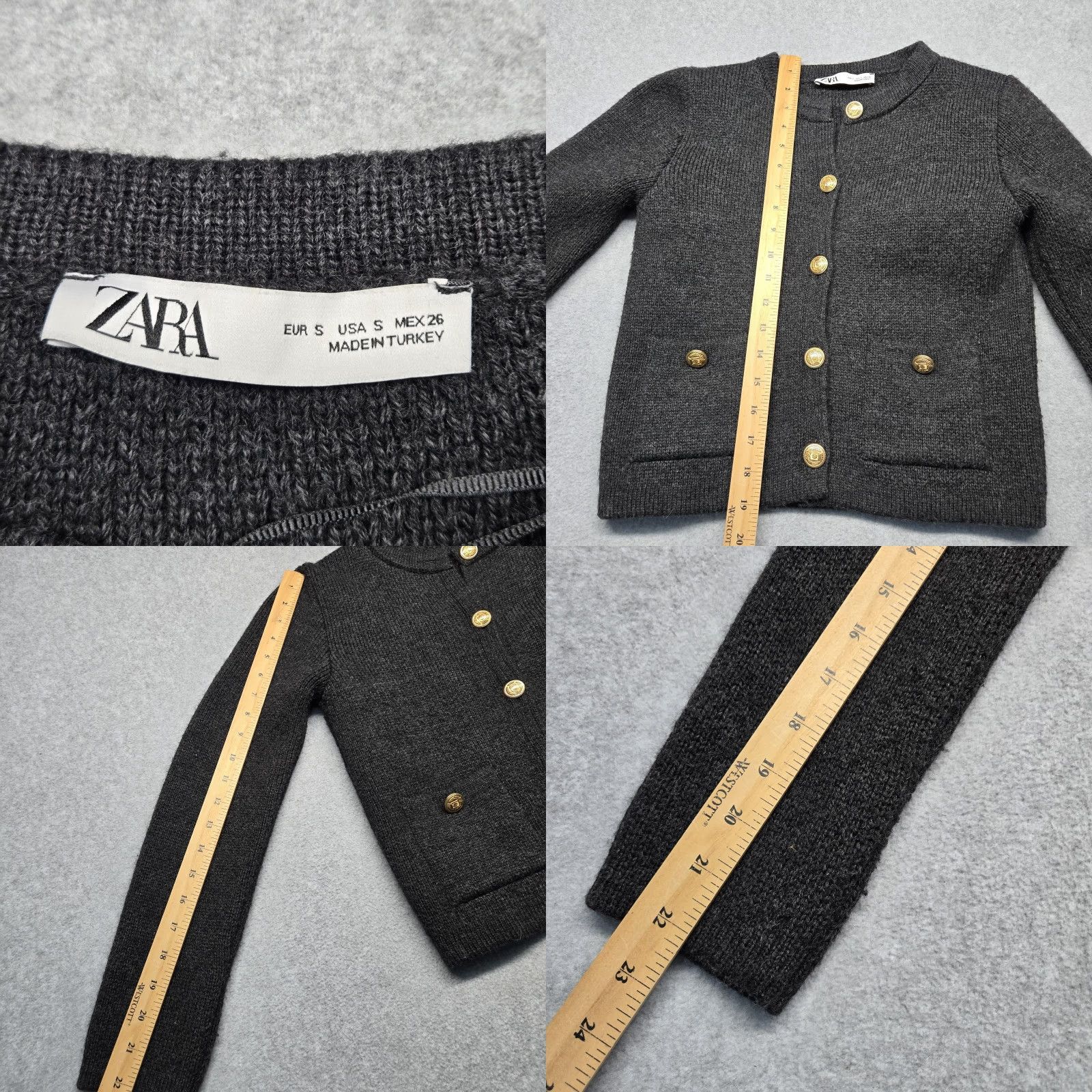 Zara VINTAGE Zara Cardigan? Size S / US 4 / IT 40 - 8 Thumbnail