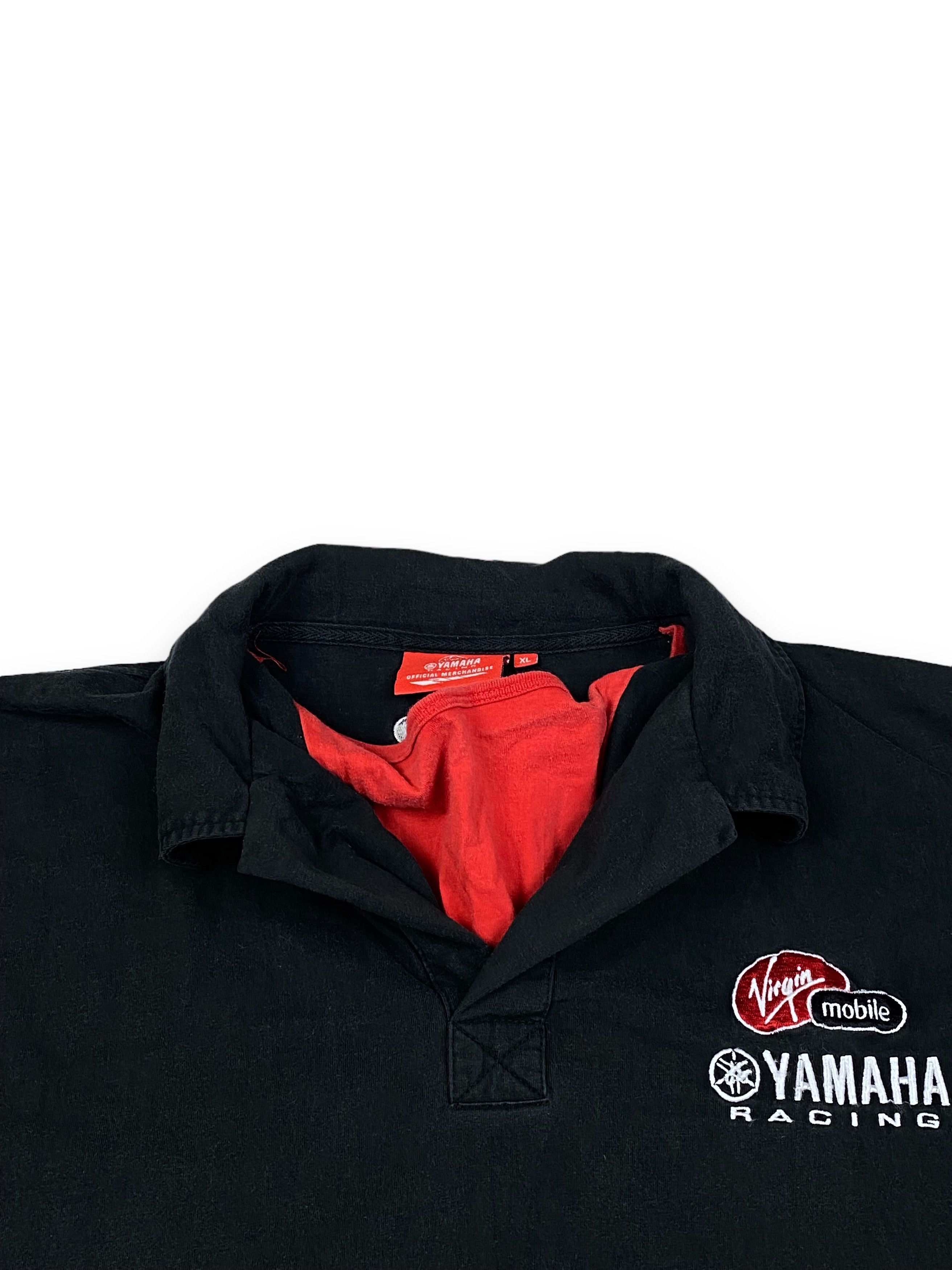 Yamaha Vintage YAMAHA Black Many Logos Polo Shirt Y2k M698 Size US L / EU 52-54 / 3 - 7 Thumbnail