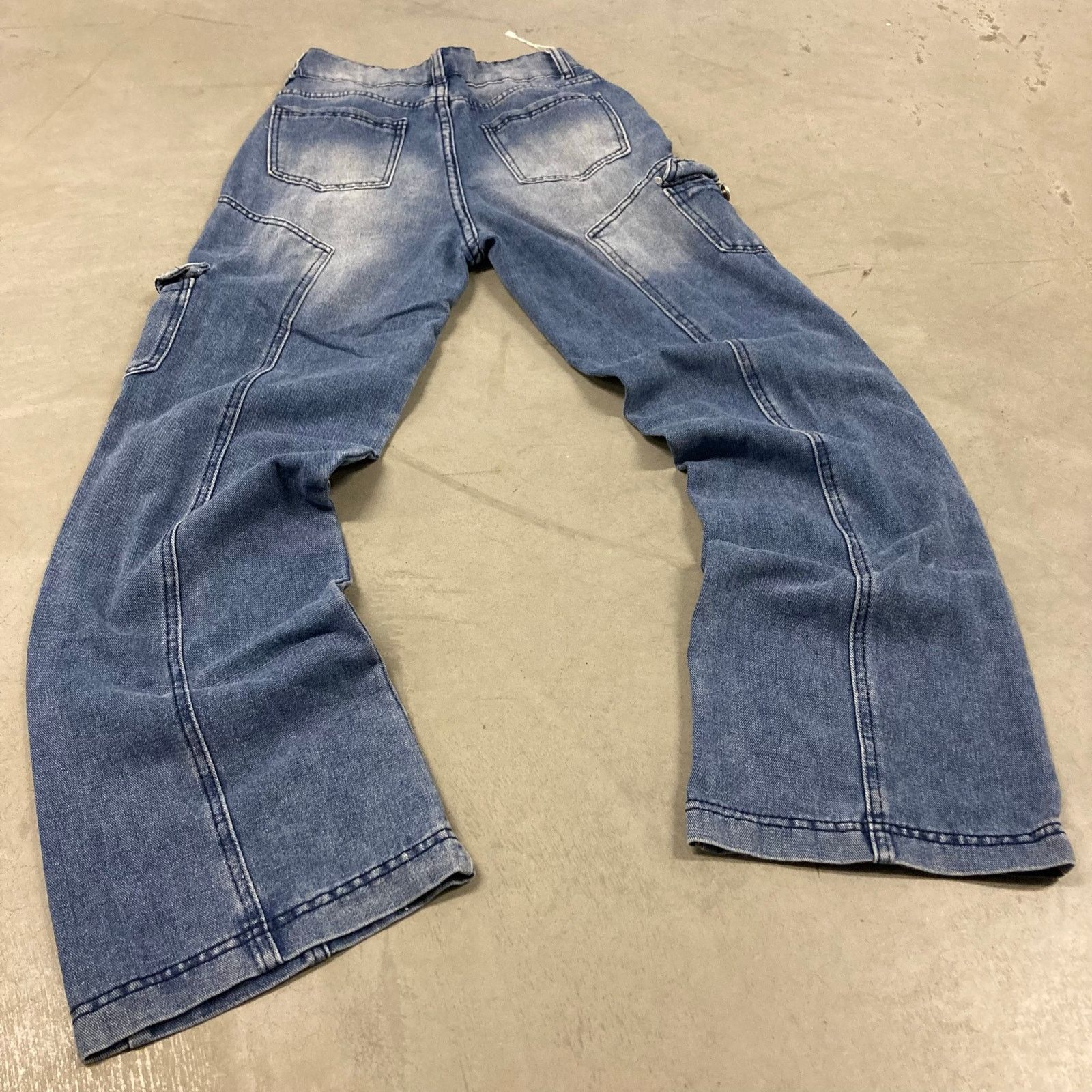 Vintage vintage baggy y2k cargo jeans 26x30 Size US 26 / EU 42 - 2 Thumbnail