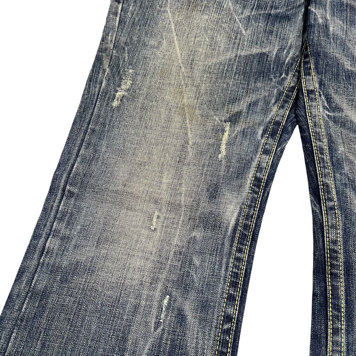 Seditionaries RedPepper Denim Snake Skin Patch Faded Pant Size US 32 / EU 48 - 4 Thumbnail