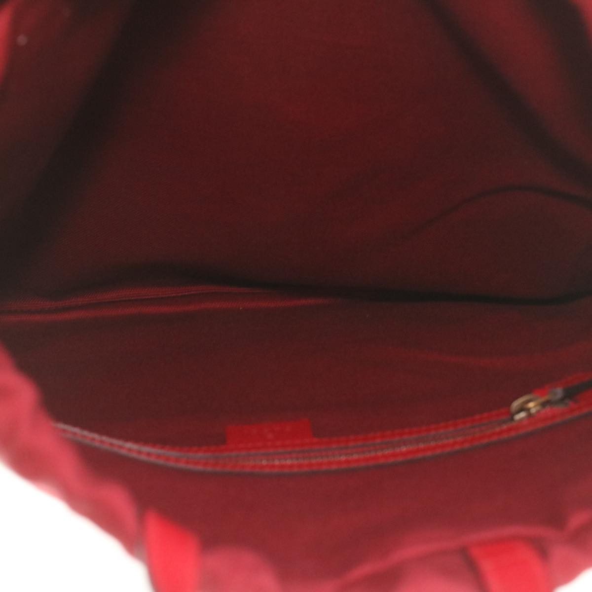 Gucci GUCCI Web Sherry Line Backpack Canvas Tricolor Red Blue Size ONE SIZE - 10 Thumbnail