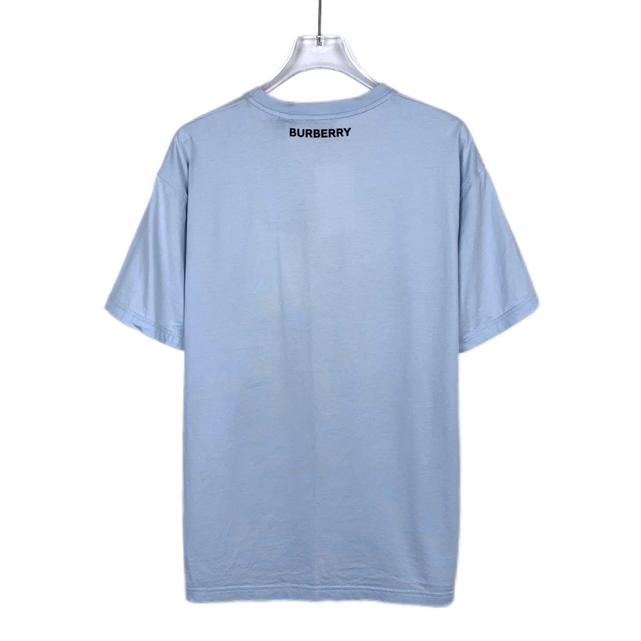 Burberry Burberry Blue Cartoon Print Cotton Crew Neck T-shirt K26WX Size XS / US 0-2 / IT 36-38 - 2 Thumbnail
