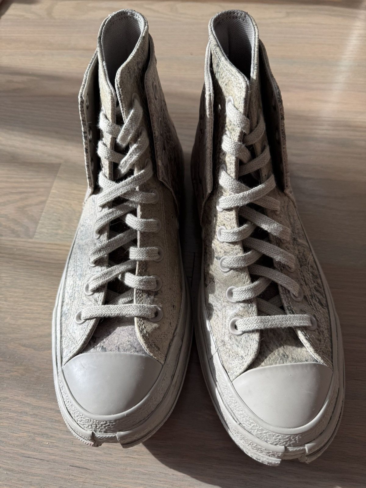 Converse × Feng Chen Wang Feng Chen Wang x Converse 2-in-1 High 'Concrete Grey' Size US 8.5 / EU 41-42 - 6 Thumbnail