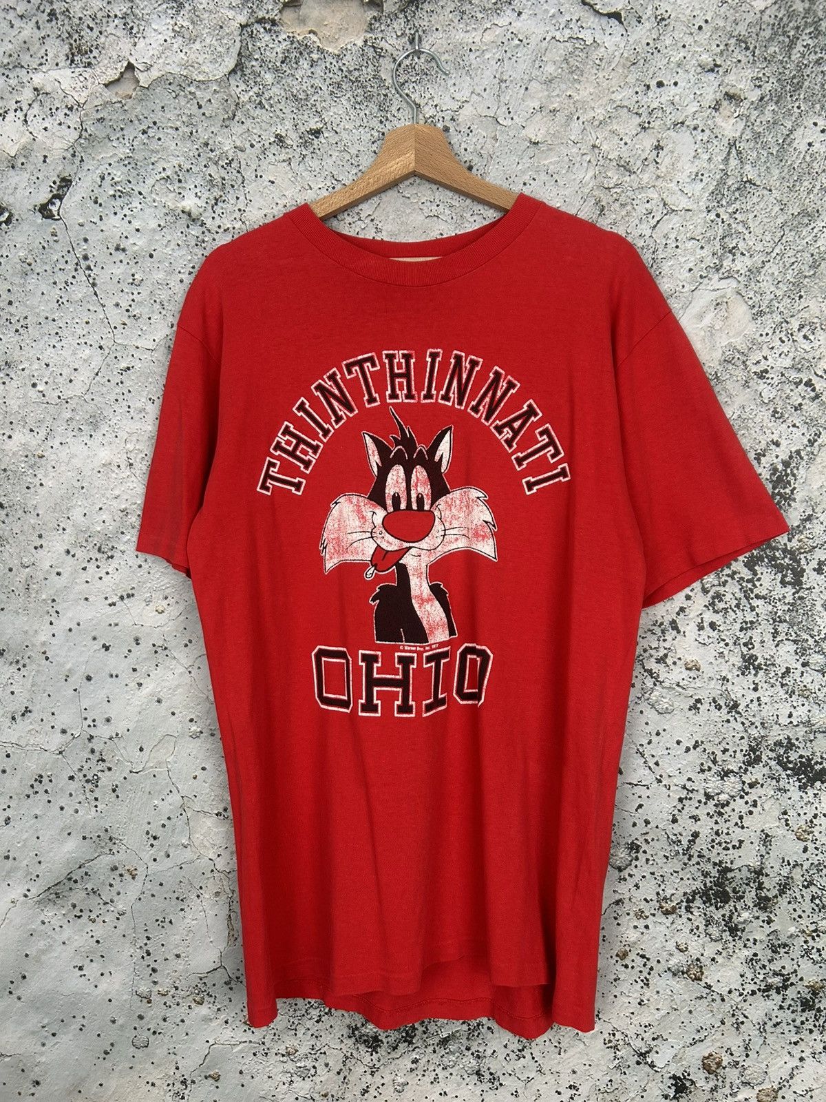 Vintage Vintage 1977 Warner Bros Ohio Graphic Tee Rare Archive Size US L / EU 52-54 / 3 - 1 Thumbnail