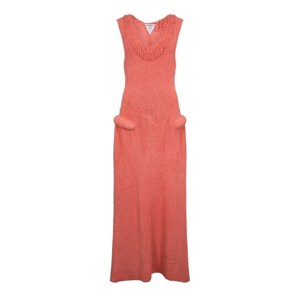 Bottega Veneta Bottega Veneta Scoop Neck Maxi Slip Dress in Pink Size M / US 6-8 / IT 42-44 - 2 Thumbnail