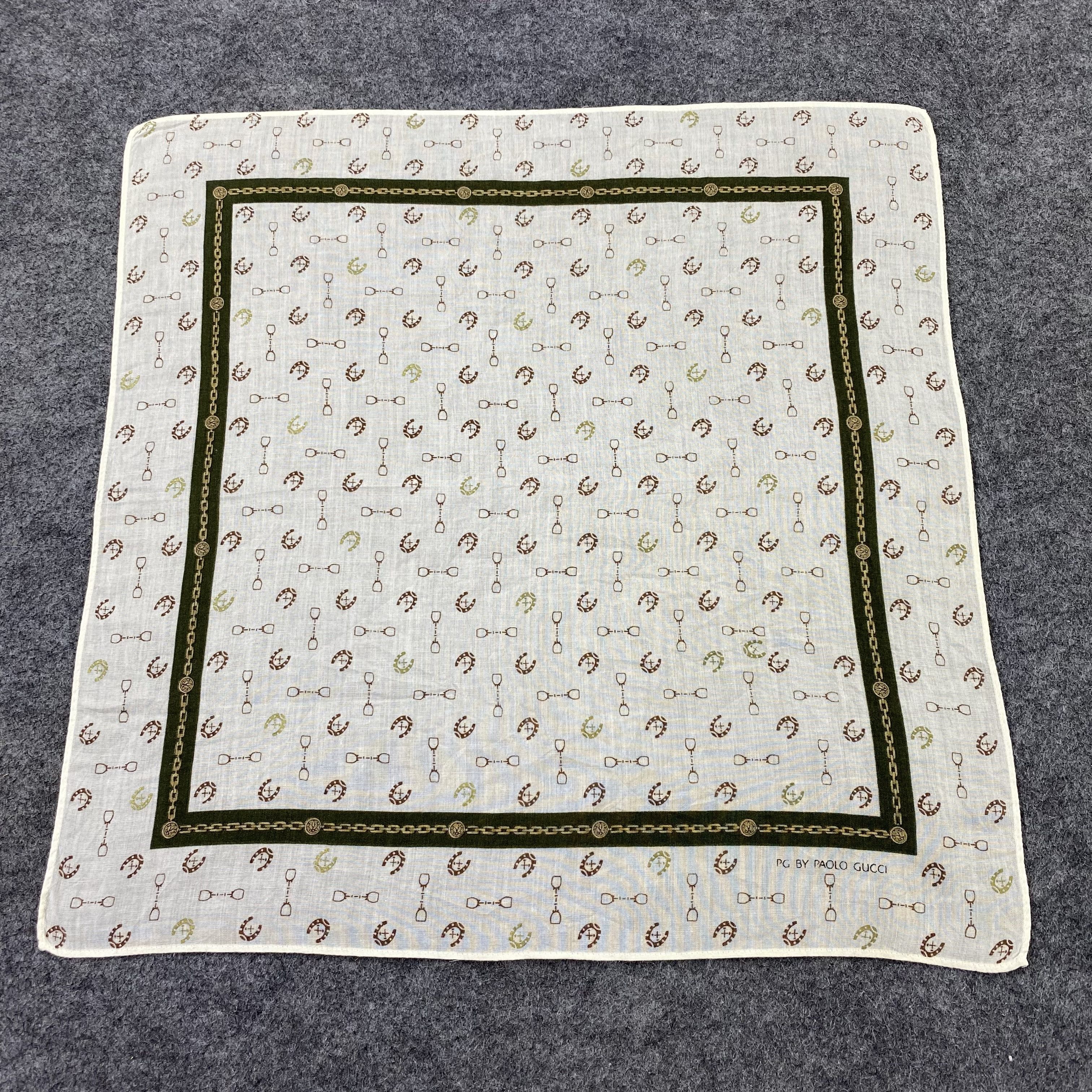 Paolo Gucci Paolo Gucci Handkerchief / Bandana / Neckerchief-B1341 Size ONE SIZE - 3 Thumbnail