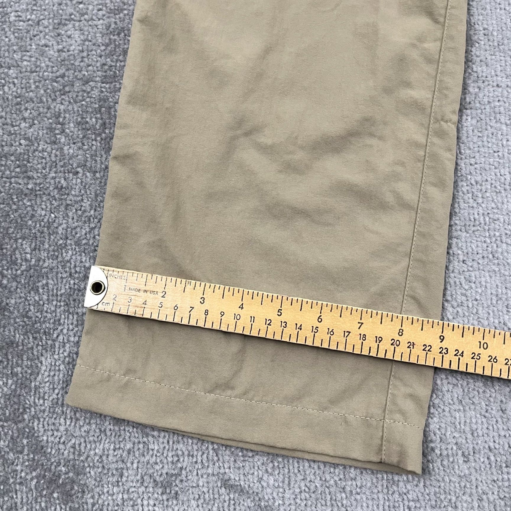 Vintage Clothing Arts P Cubed Pick Pocket Proof Pants Mens 36x32 Straight Nylon Khaki 5-Pocket Regular Size US 36 / EU 52 - 7 Thumbnail