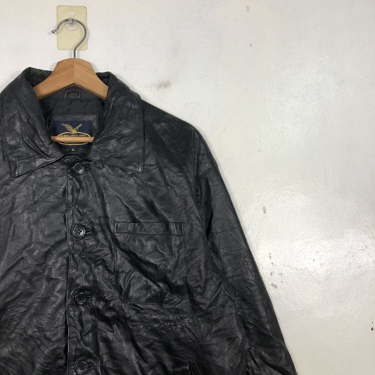 Japanese Brand 📌Vintage Biker Leather Jacket Suburban Issey Miyake Size US L / EU 52-54 / 3 - 8 Thumbnail