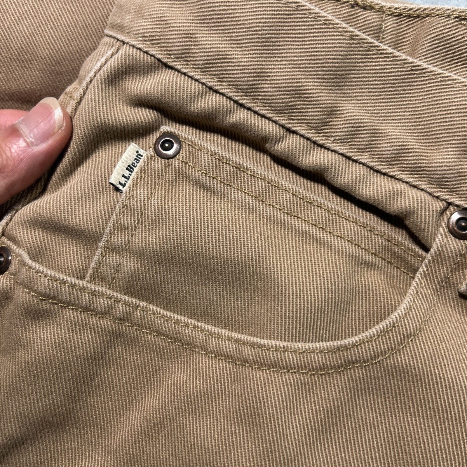 L.L. Bean LL Bean Flannel Lined Straight Jeans 38x32 Plaid Outdoors Size US 38 / EU 54 - 11 Thumbnail