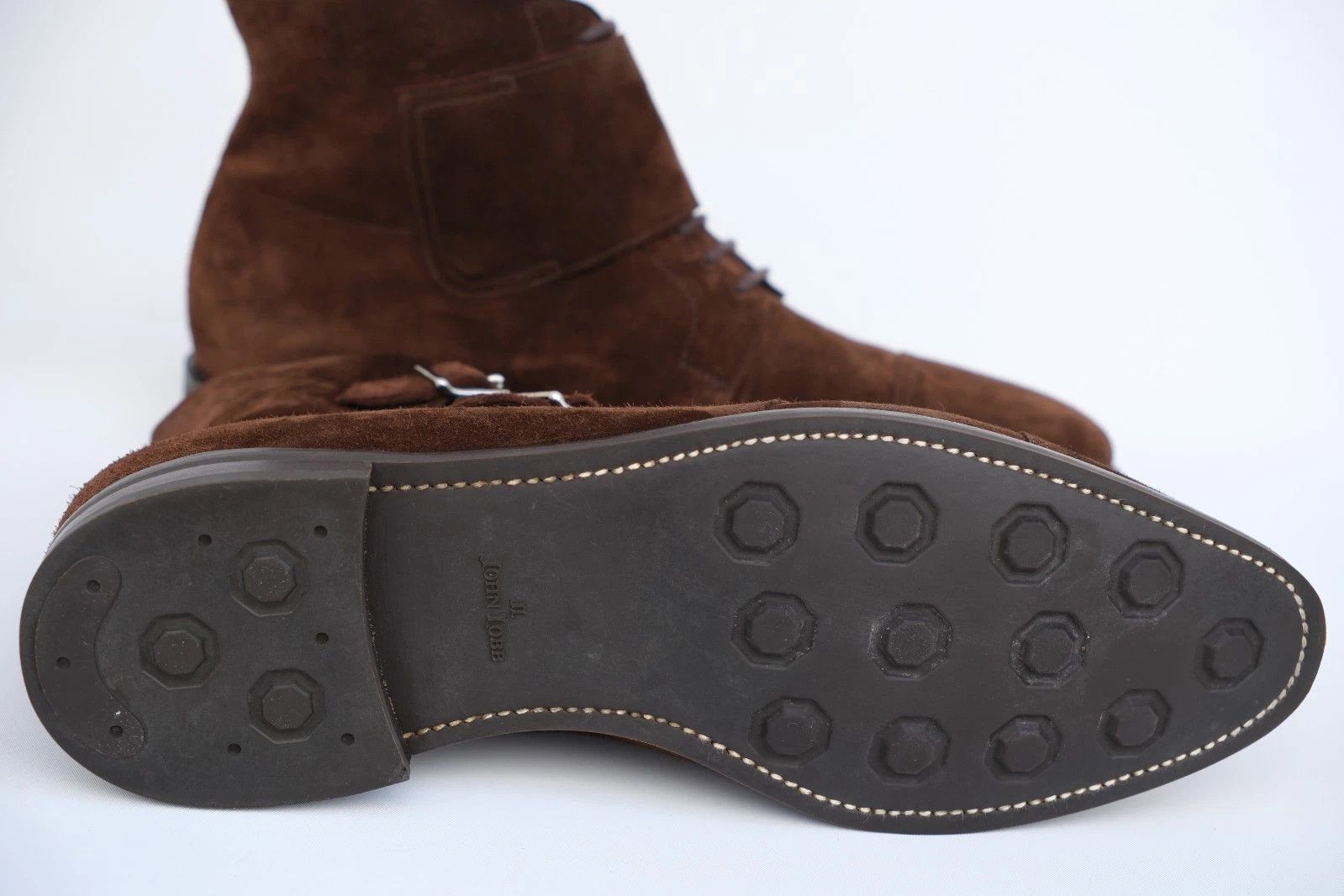 John Lobb Mint John Lobb Pearson Brown Suede EU 44.5 UK 10.5 / US 11.5 Size US 11.5 / EU 44-45 - 5 Thumbnail