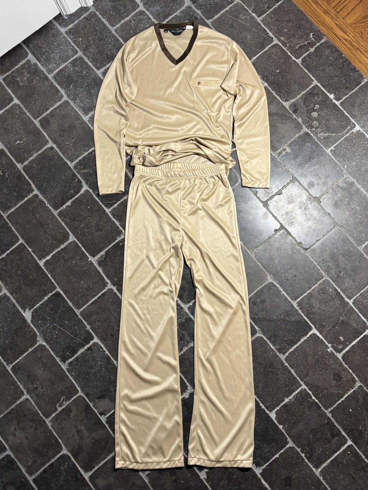Pierre Cardin Space Age Vintage Pierre Cardin Pyjamas Sleep Set 2pc 1970s Size US 28 / EU 44 - 1 Thumbnail