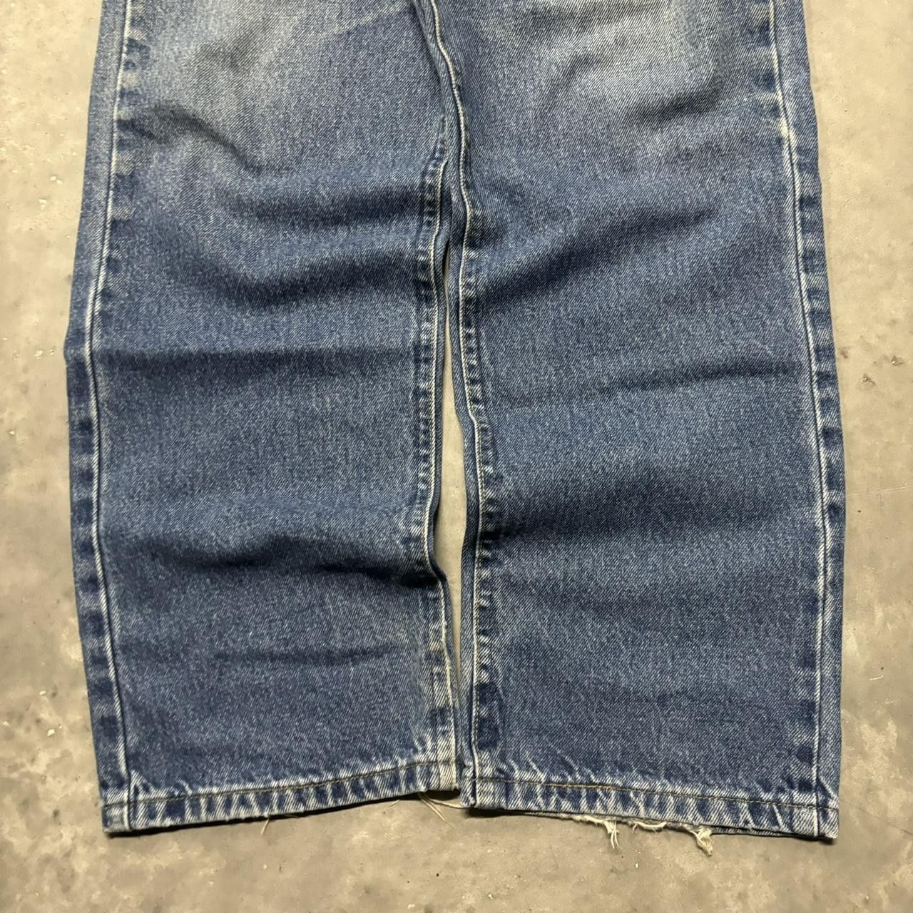 Japanese Brand × Vintage Crazy Vintage Y2K/2000s Grunge Medium Wash Essential Denim Jeans! Size US 34 / EU 50 - 5 Thumbnail