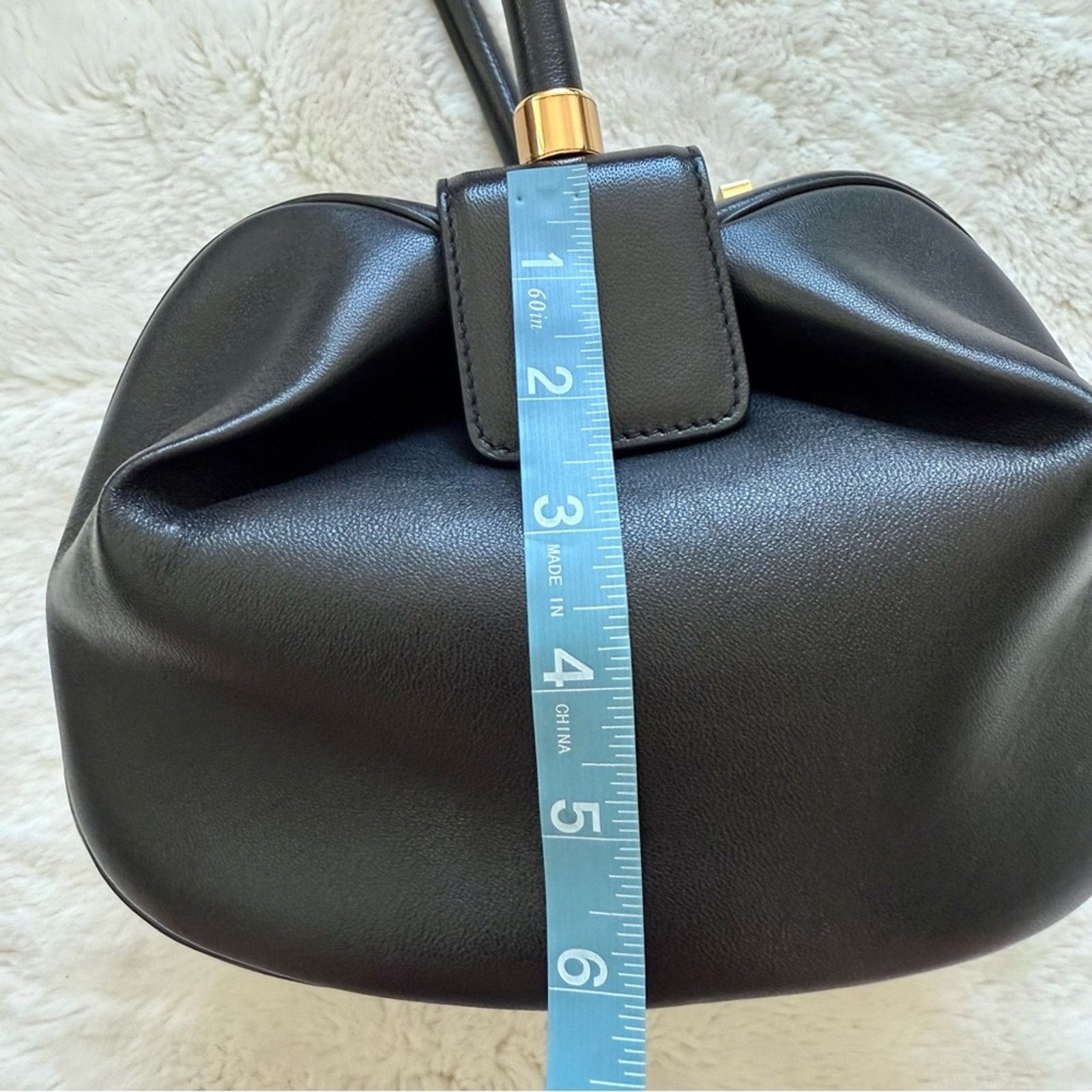 Gabriela Hearst Gabriela Hearst Nina Black Nappa leather Authentic 3200$ Size ONE SIZE - 7 Thumbnail