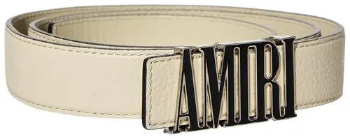 Amiri o1w1db10525 Size: 80 / Pebbled 3cm Belt in Lamb Size 32 - 2 Thumbnail