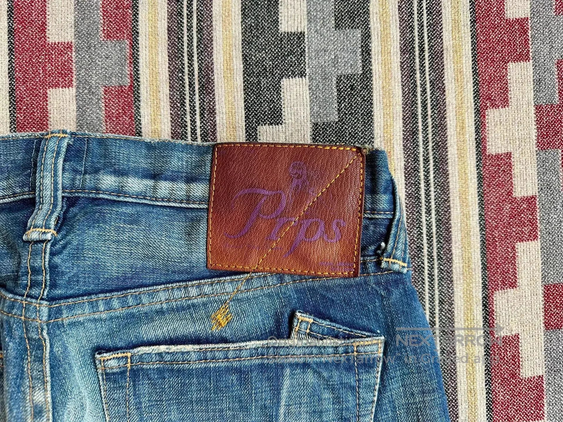 Prps Blue Denim Jeans with Distressed Fading. Size US 30 / EU 46 - 5 Thumbnail