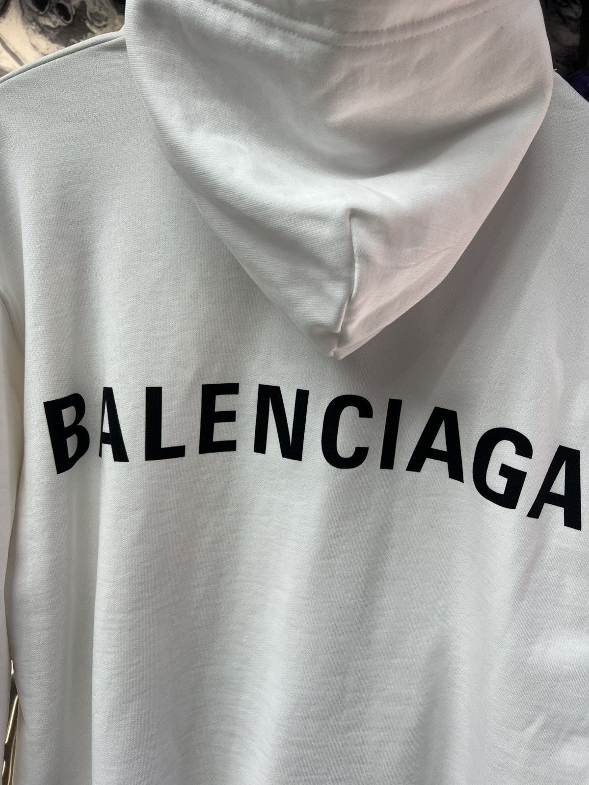 Balenciaga Balenciaga White Hoodie Size XS / US 0-2 / IT 36-38 - 7 Thumbnail
