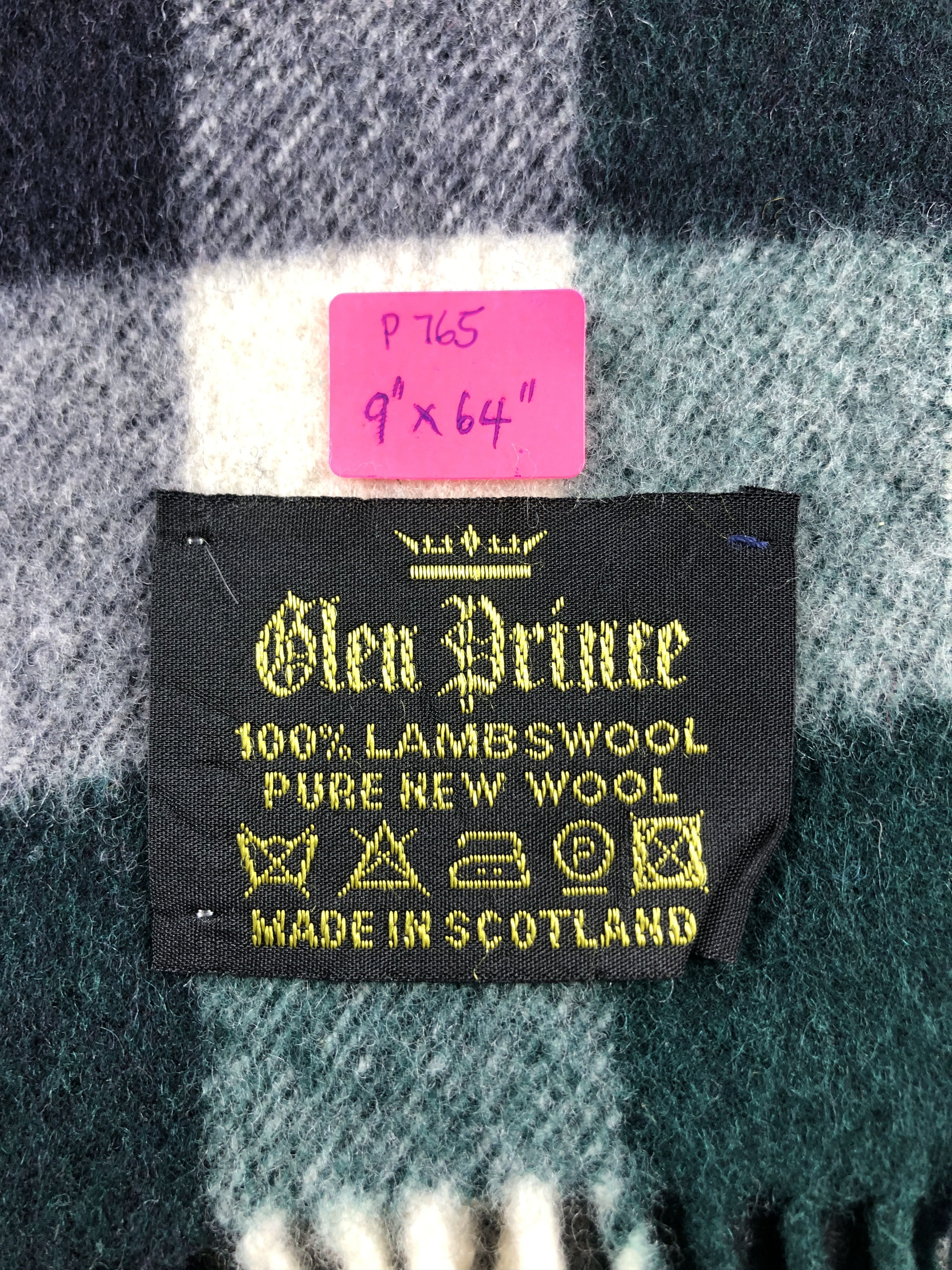Vintage Glen Prince Wool Scarf / Muffler / Neckwear P765 Size ONE SIZE - 4 Thumbnail