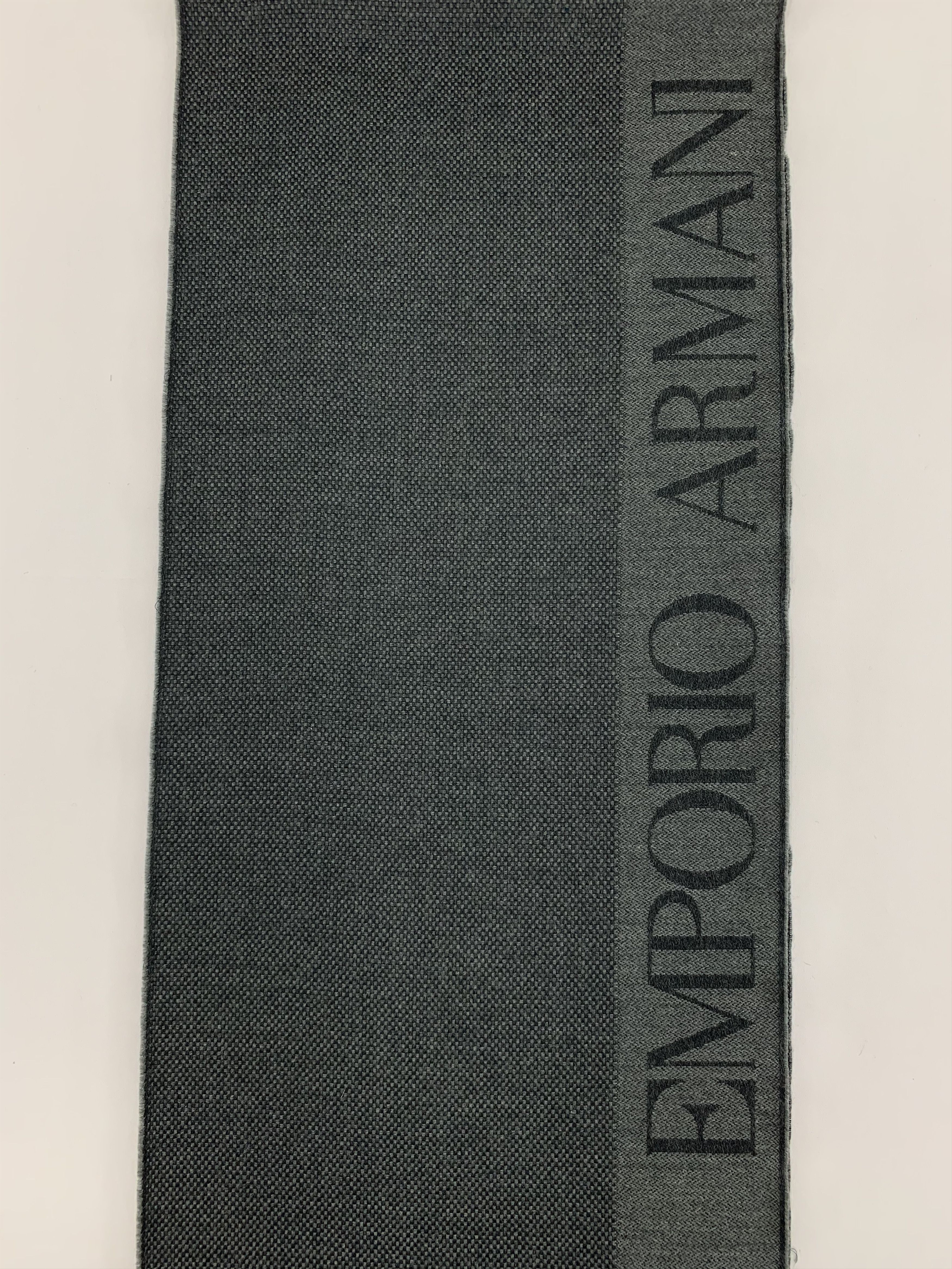 Emporio Armani Emporio Armani Scarf Wool Muffler Neck Wrap BL4388 Size ONE SIZE - 2 Thumbnail