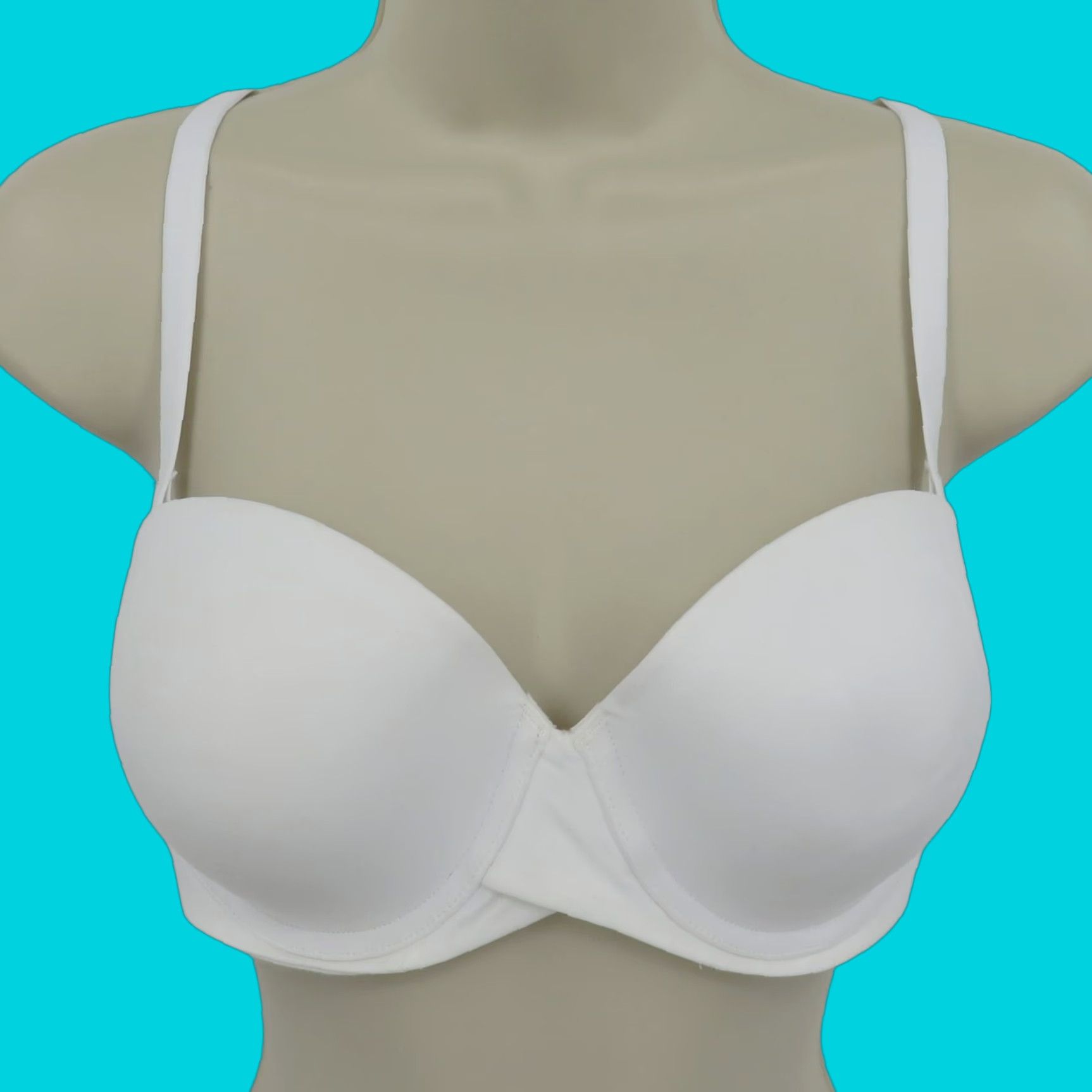 Vintage Maidenform Self Expressions Strapless Lift Bra White 38B Underwire Padded T-Shirt Bra SE6990 Women Size ONE SIZE - 1 Thumbnail