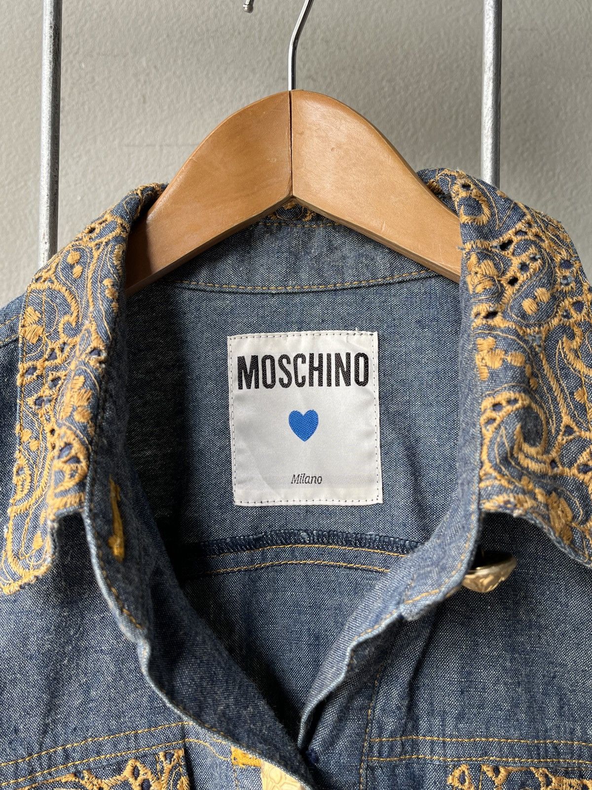 Moschino Moschino cropped jeans shirt. Size ONE SIZE - 3 Thumbnail