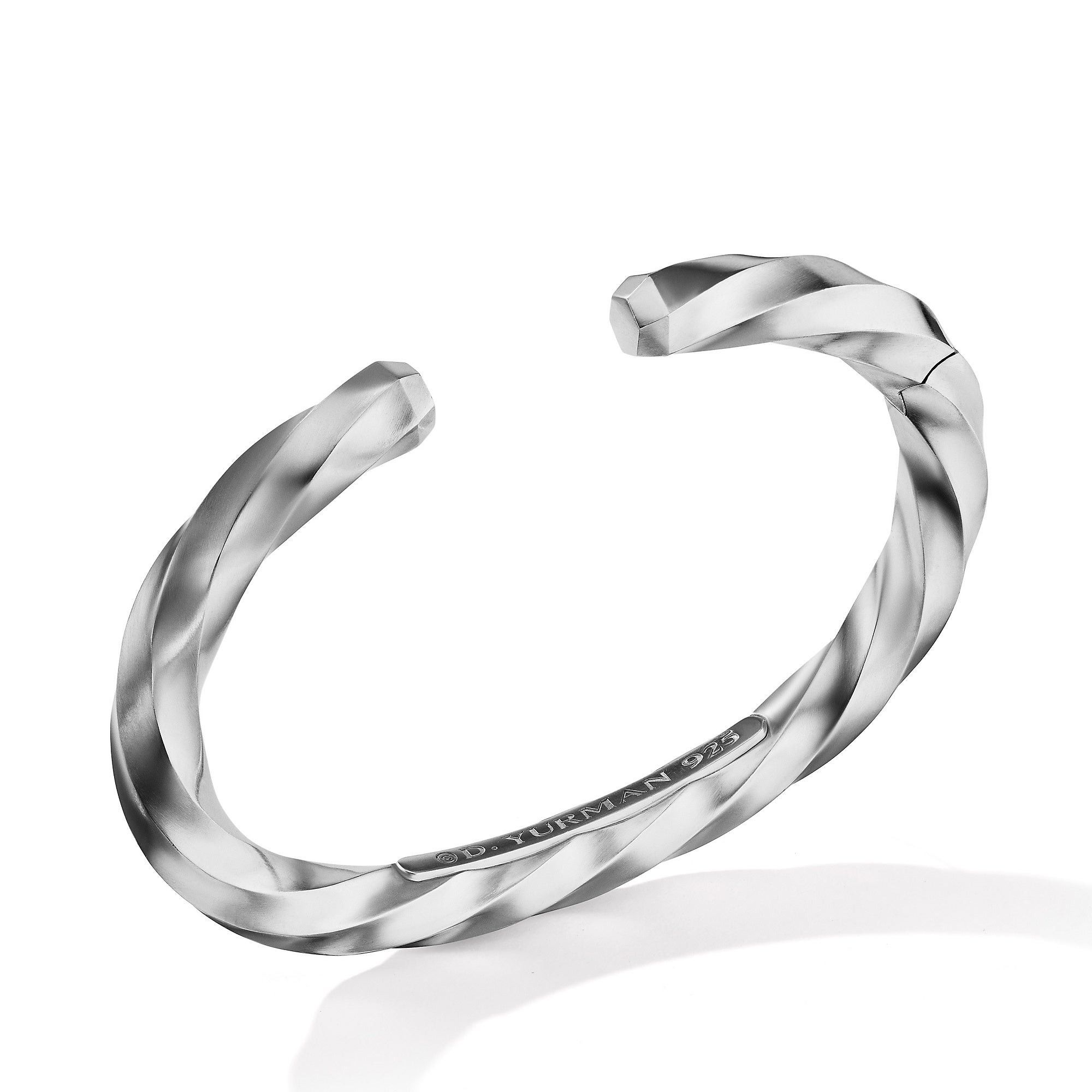 David Yurman o1w1db10325 Size:OS/Cable Edge Cuff Bracelet in Silver Size ONE SIZE - 2 Thumbnail
