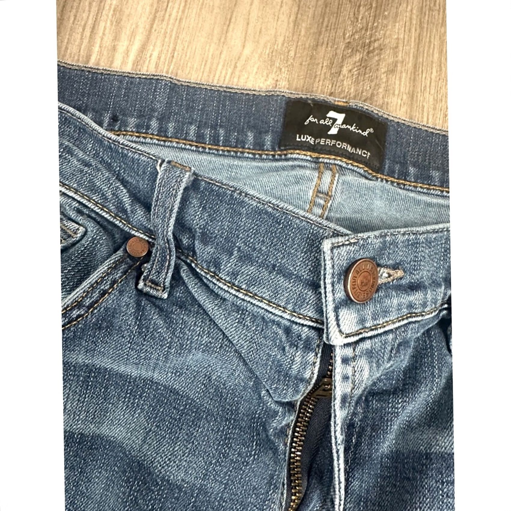 7 For All Mankind 7 For All Mankind Luxe Performance Austyn Relaxed Straight Jeans - 36 Blue Mens Jeans 7 For All Mankind Size US 36 / EU 52 - 6 Thumbnail