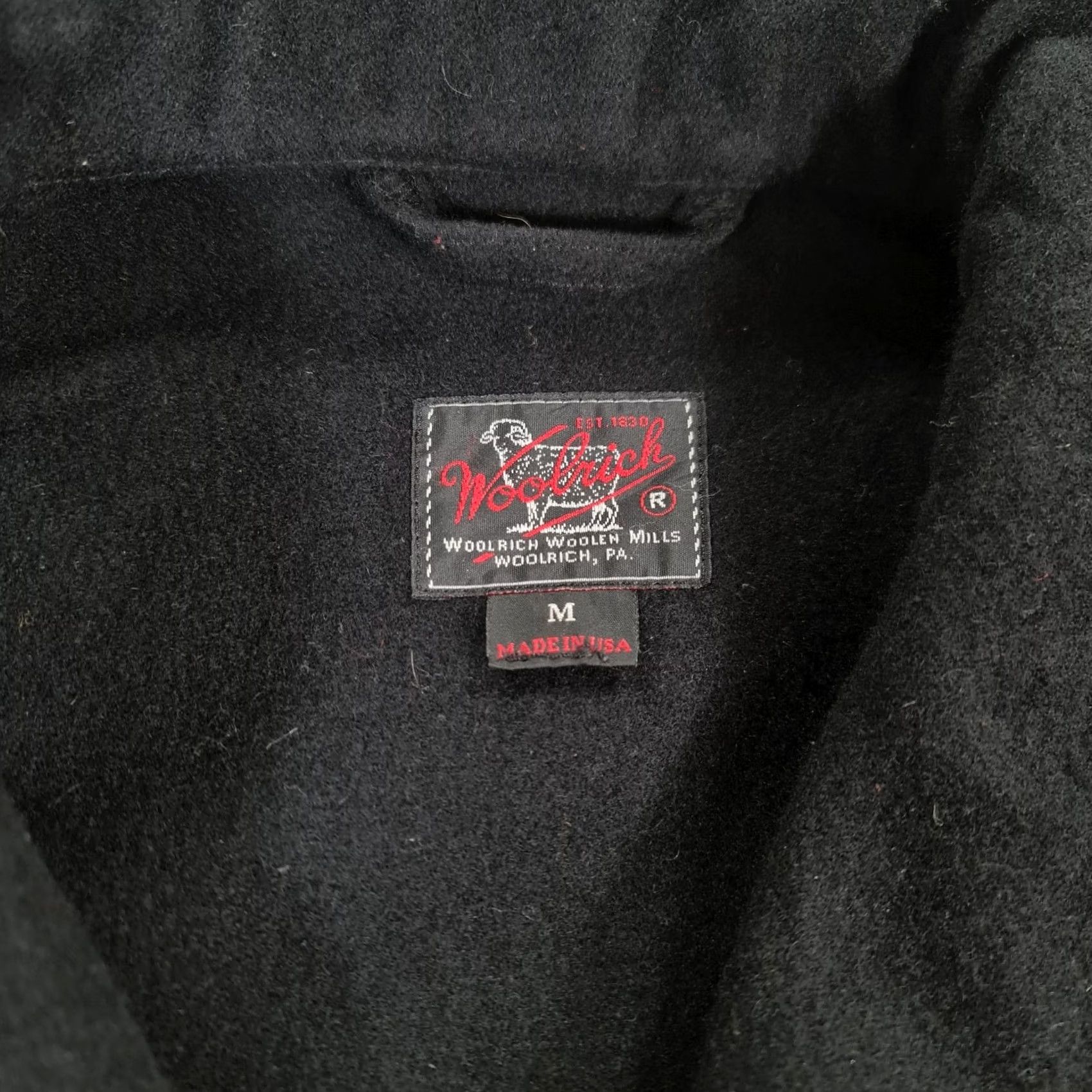 Vintage Woolrich Mens Jacket Black Medium Woolen Mills Daiki Suzuki Maine Guide Shacket Military Jacket Field Wool 100% Wool Unlined Pockets Regular Mens Size US M / EU 48-50 / 2 - 4 Thumbnail