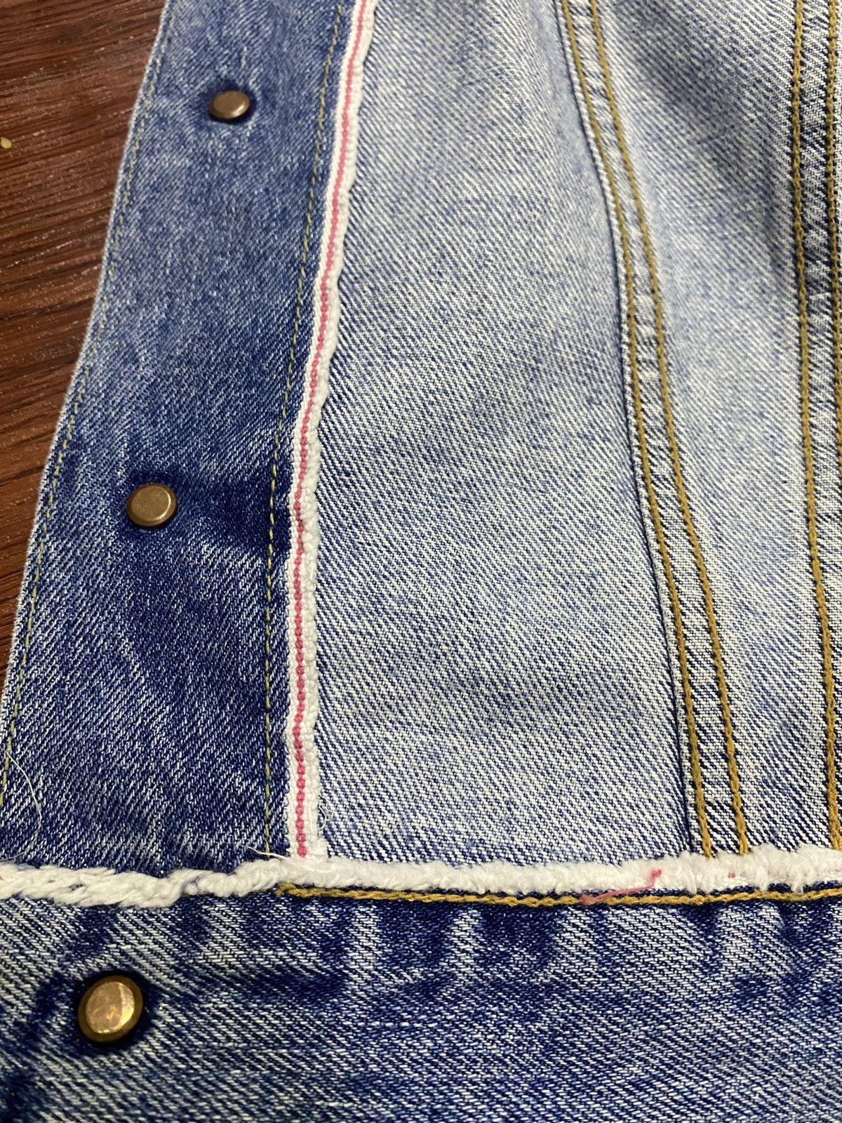 Big John Vintage Big John 1980s Selvedge Grunge Denim Jacket Jeans Size US S / EU 44-46 / 1 - 12 Thumbnail