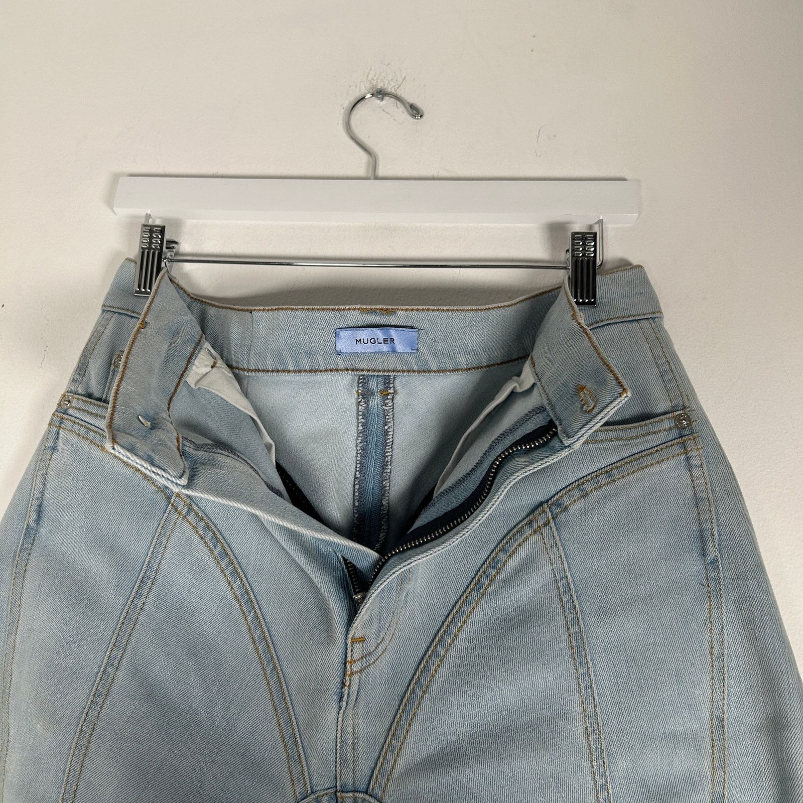Mugler Mugler Spiral Mesh Cut Out Jeans Size 44 Size US 44 / EU 60 - 3 Thumbnail