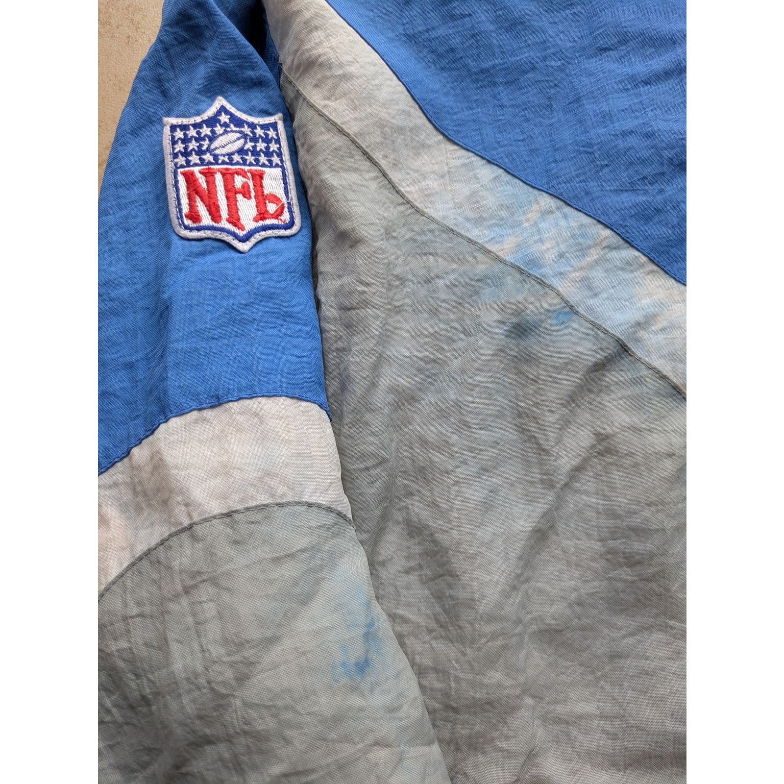 Apex One × NFL Detroit Lions 90s APEX puffer XL blue gray Pro Line vintage Size US XL / EU 56 / 4 - 4 Thumbnail