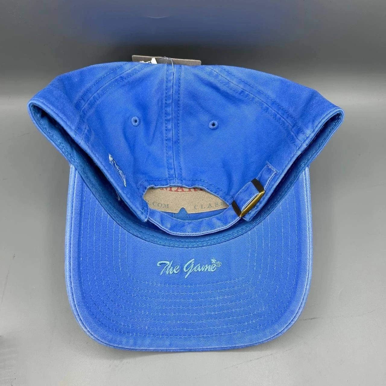 The Game Florida Hollywood Hat Men Blue Embroidered Strap Back Cotton Size ONE SIZE - 4 Thumbnail